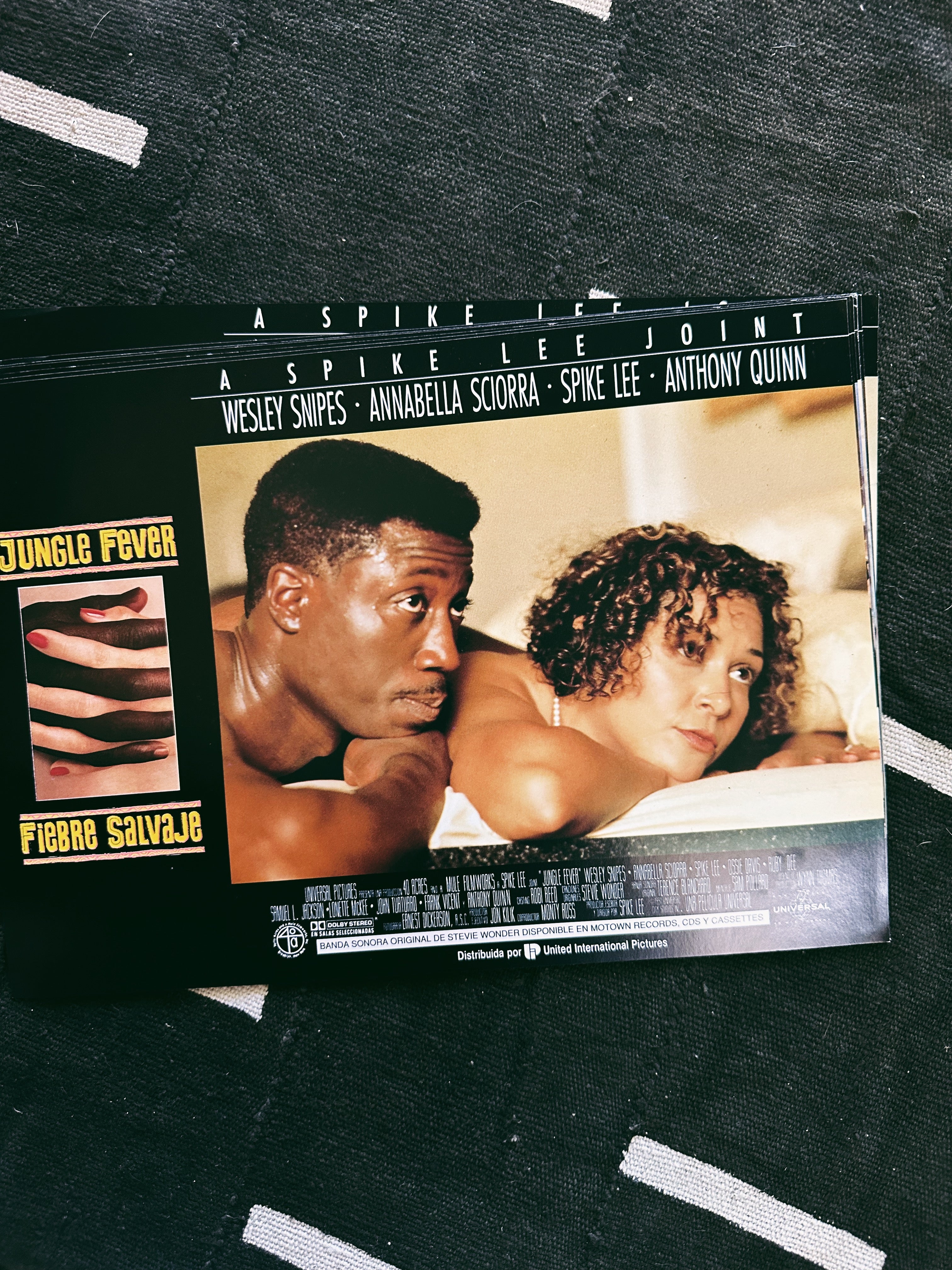 Vintage “Jungle Fever " Promo Lobby Card Prints (Spanish, 1991)