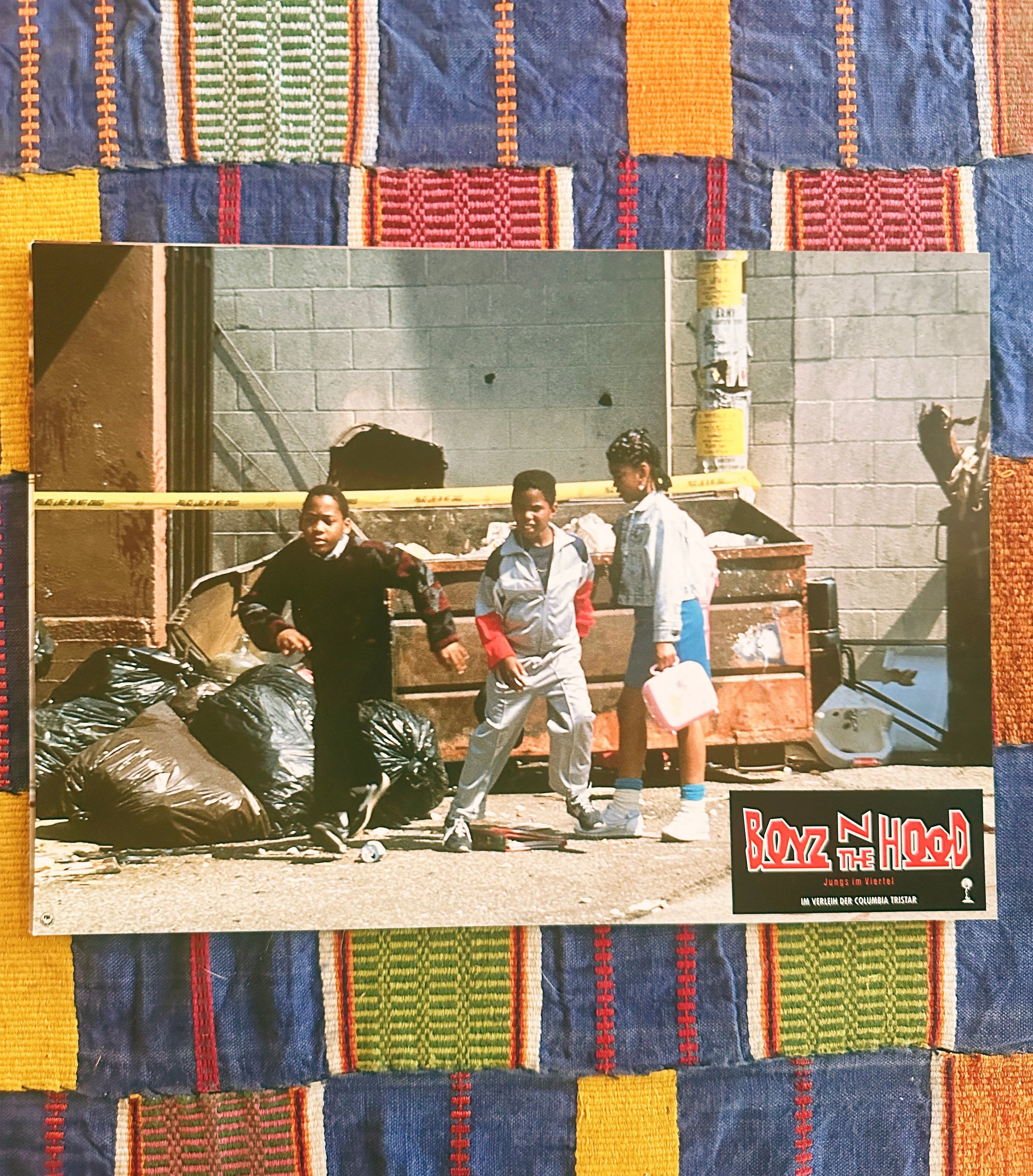 Vintage “Boyz In The Hood" Promotional Lobby Card Posters (Spanish, 1991)