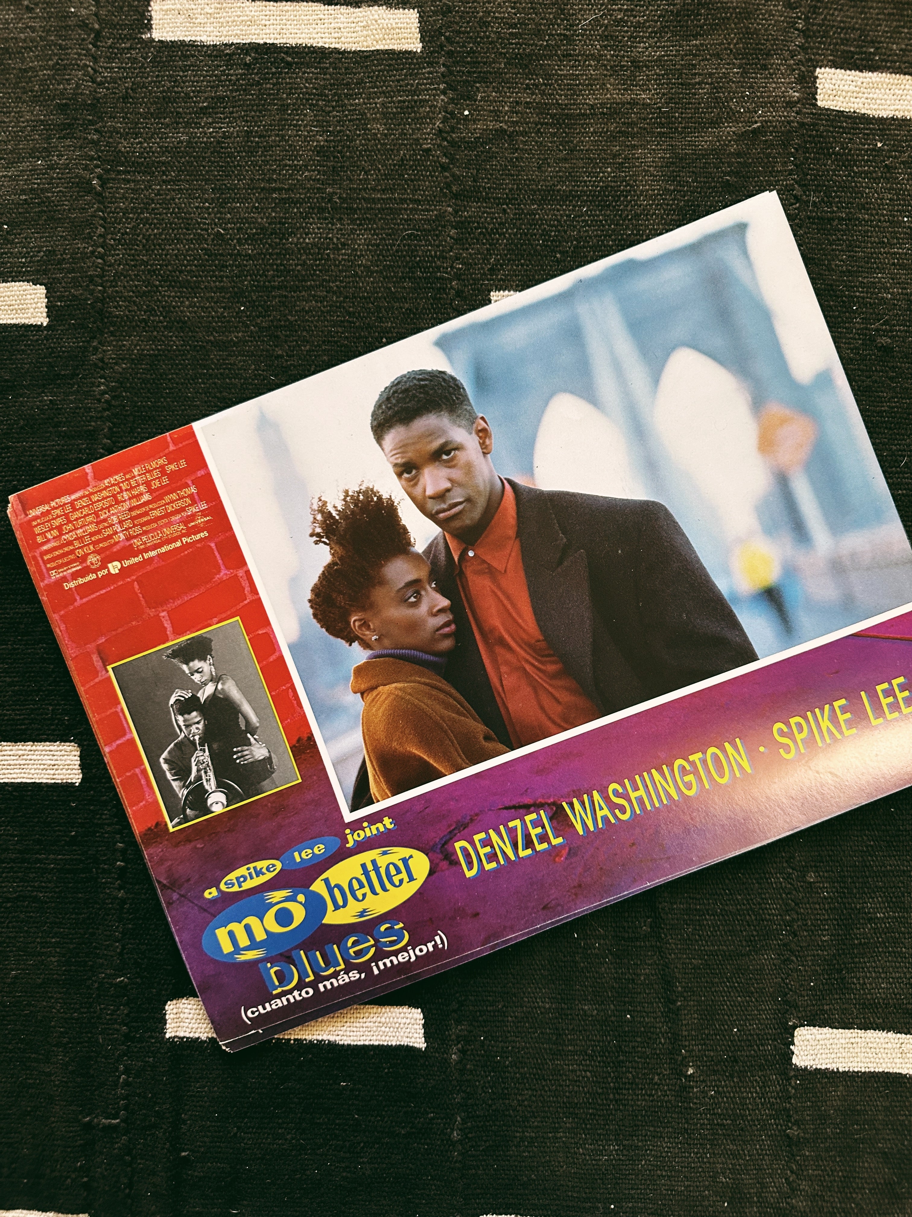 Vintage Spike Lee "Mo Better Blues” Promotional Lobby Prints (Spanish, 1990)