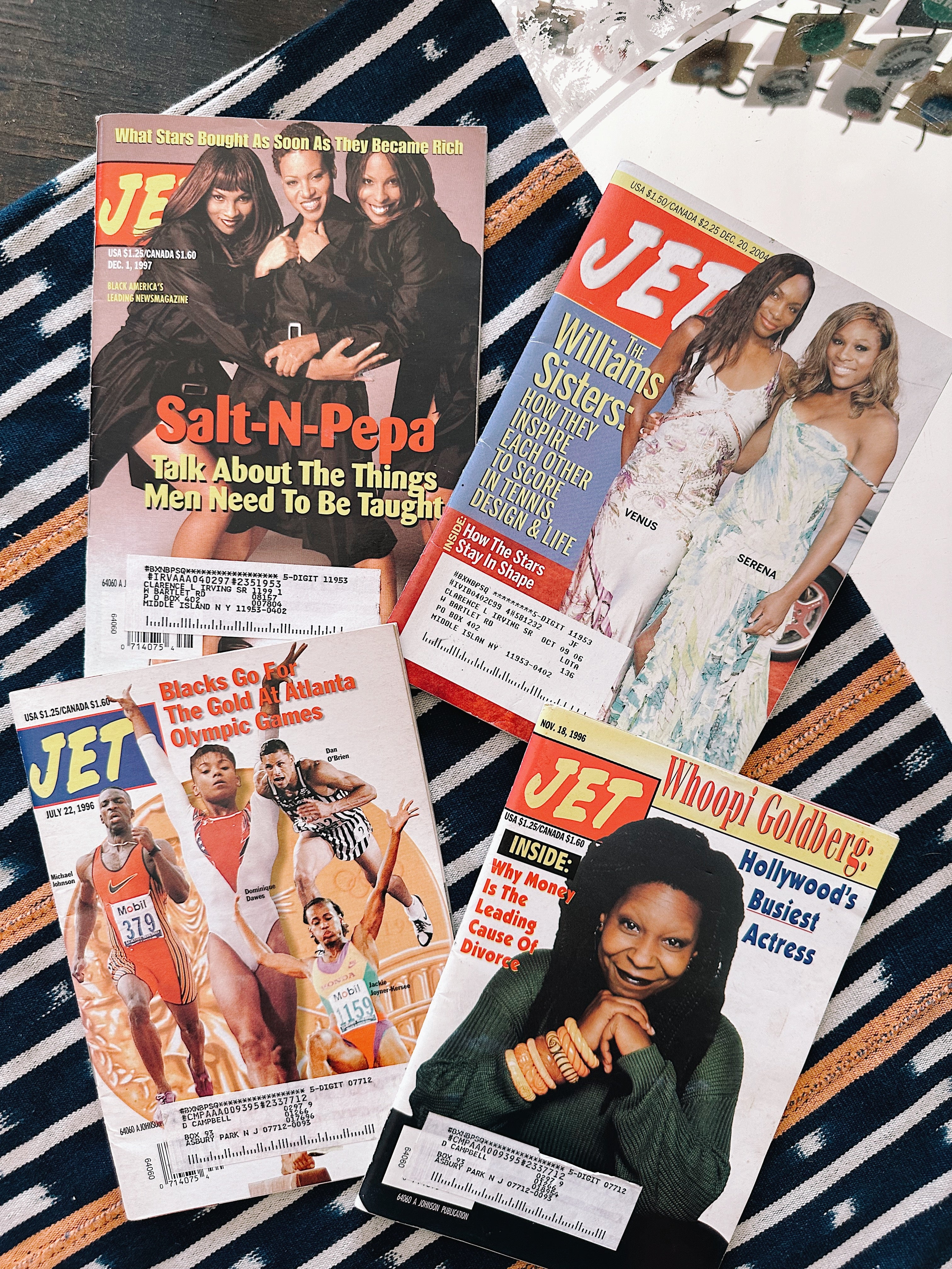 Vintage Jet Magazine // 1990’s-2000’s Covers (Please Select)