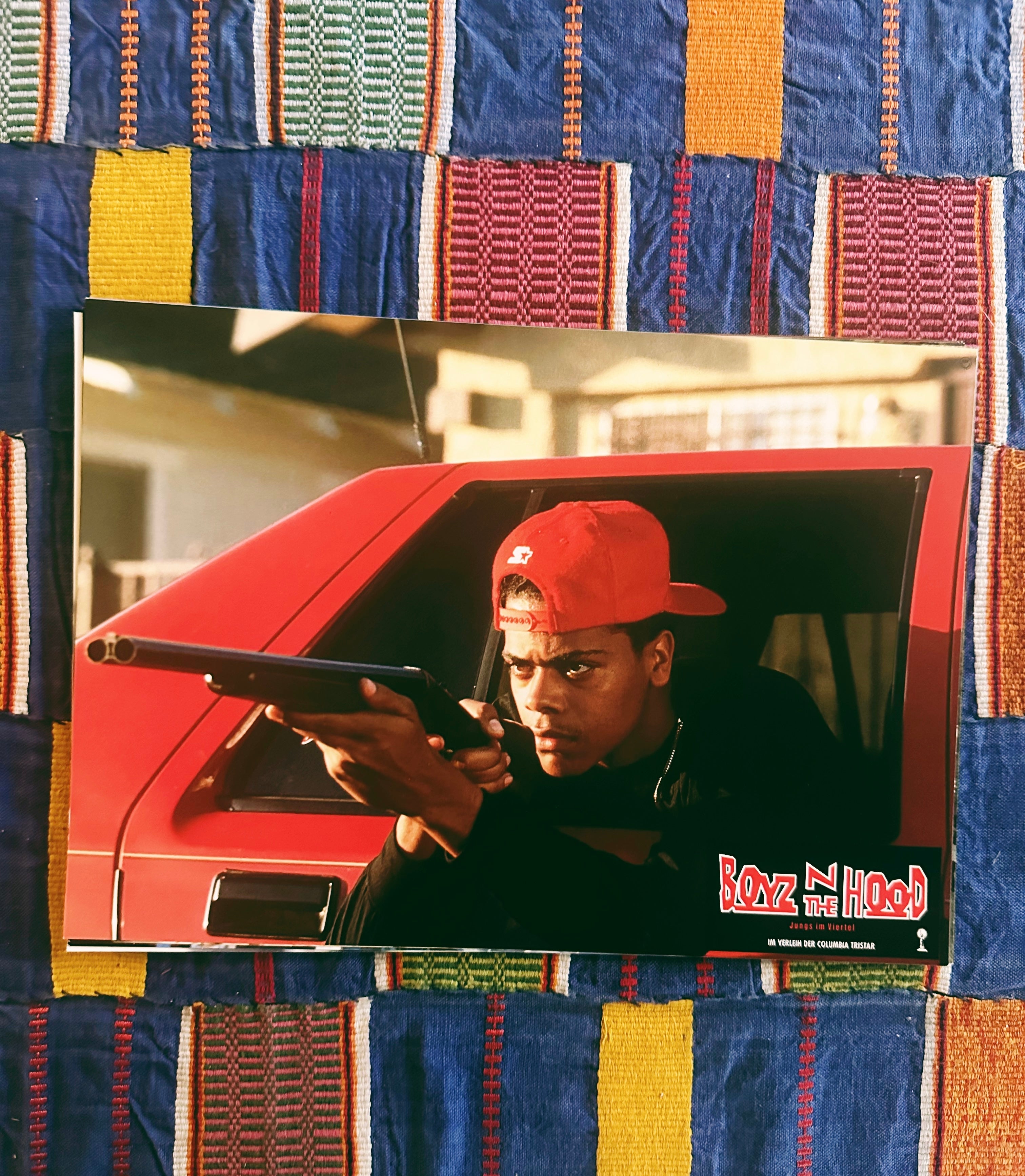 Vintage “Boyz In The Hood" Promotional Lobby Card Posters (Spanish, 1991)