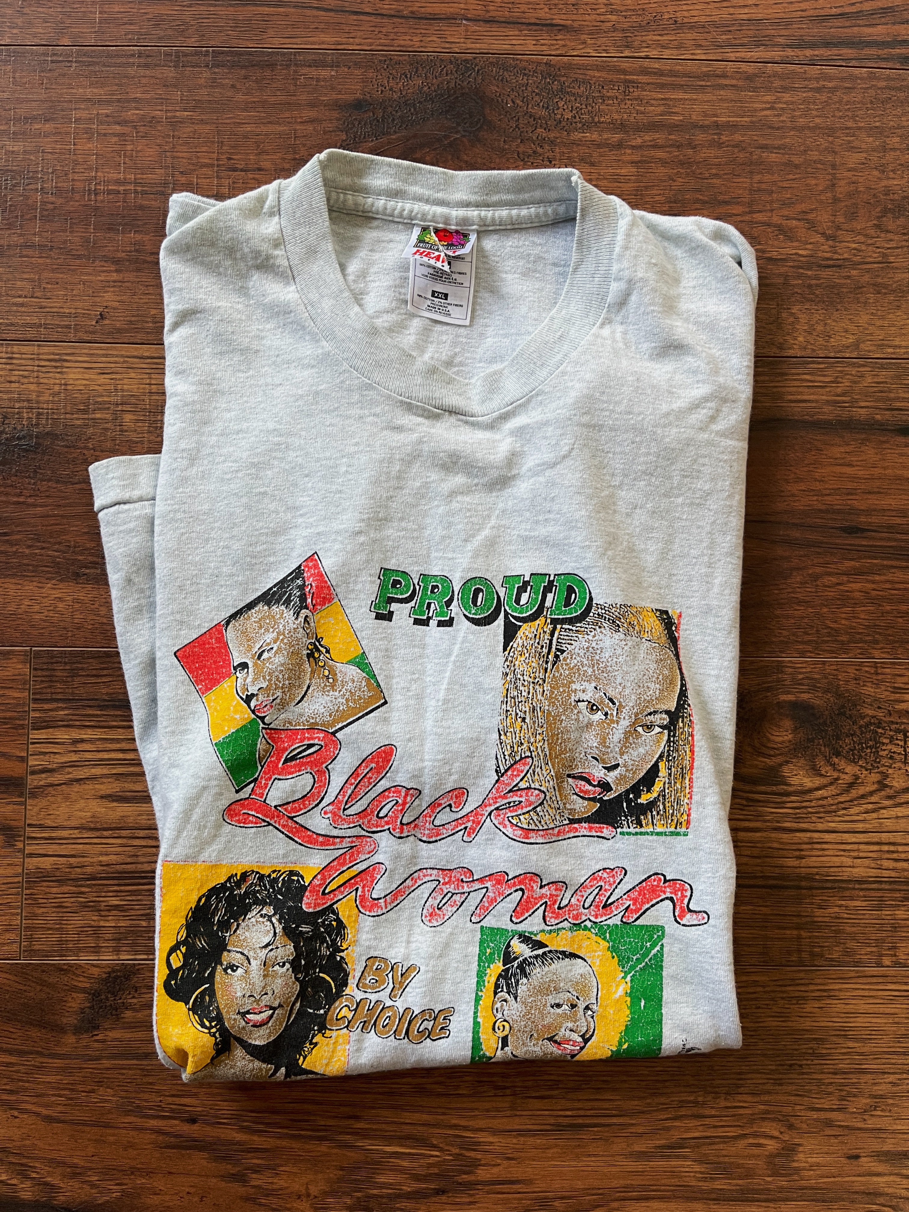 Vintage "Proud Black Woman By Choice" T-Shirt (1990&