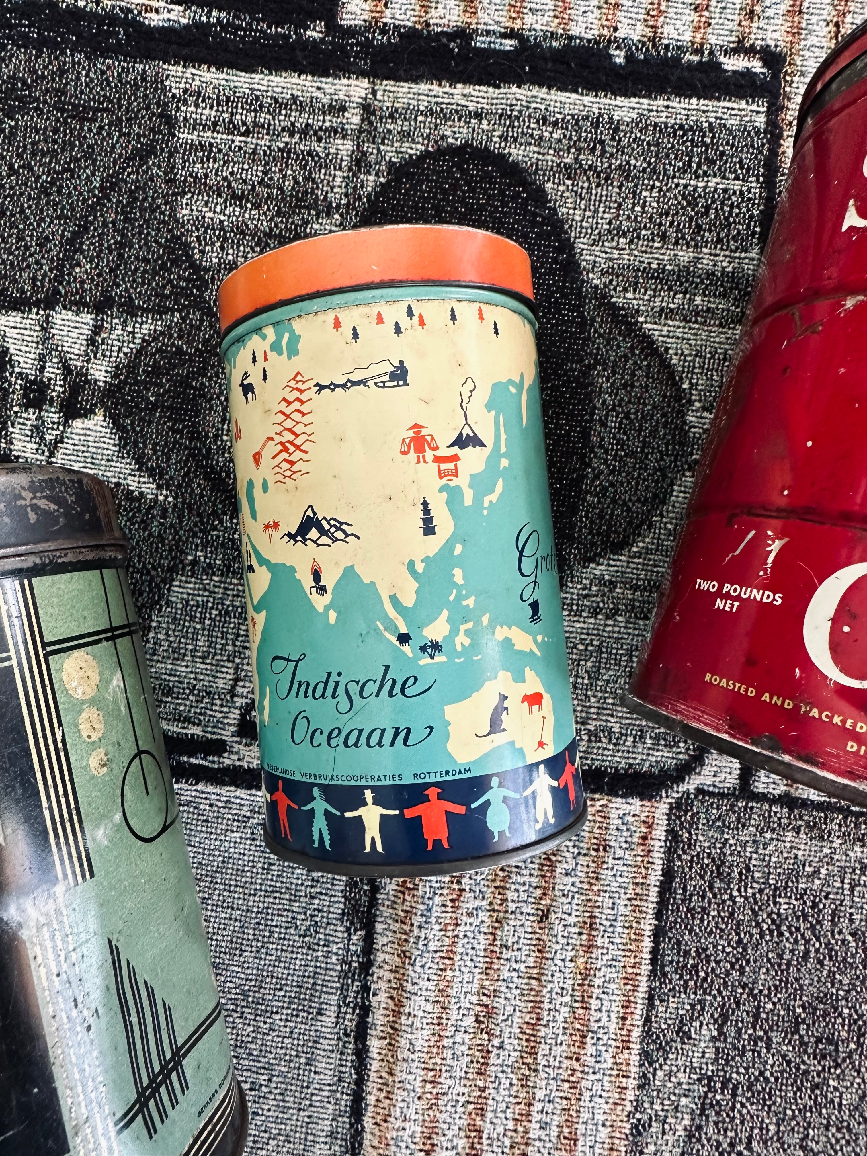 Vintage Mid-Century Tins (Please Select)
