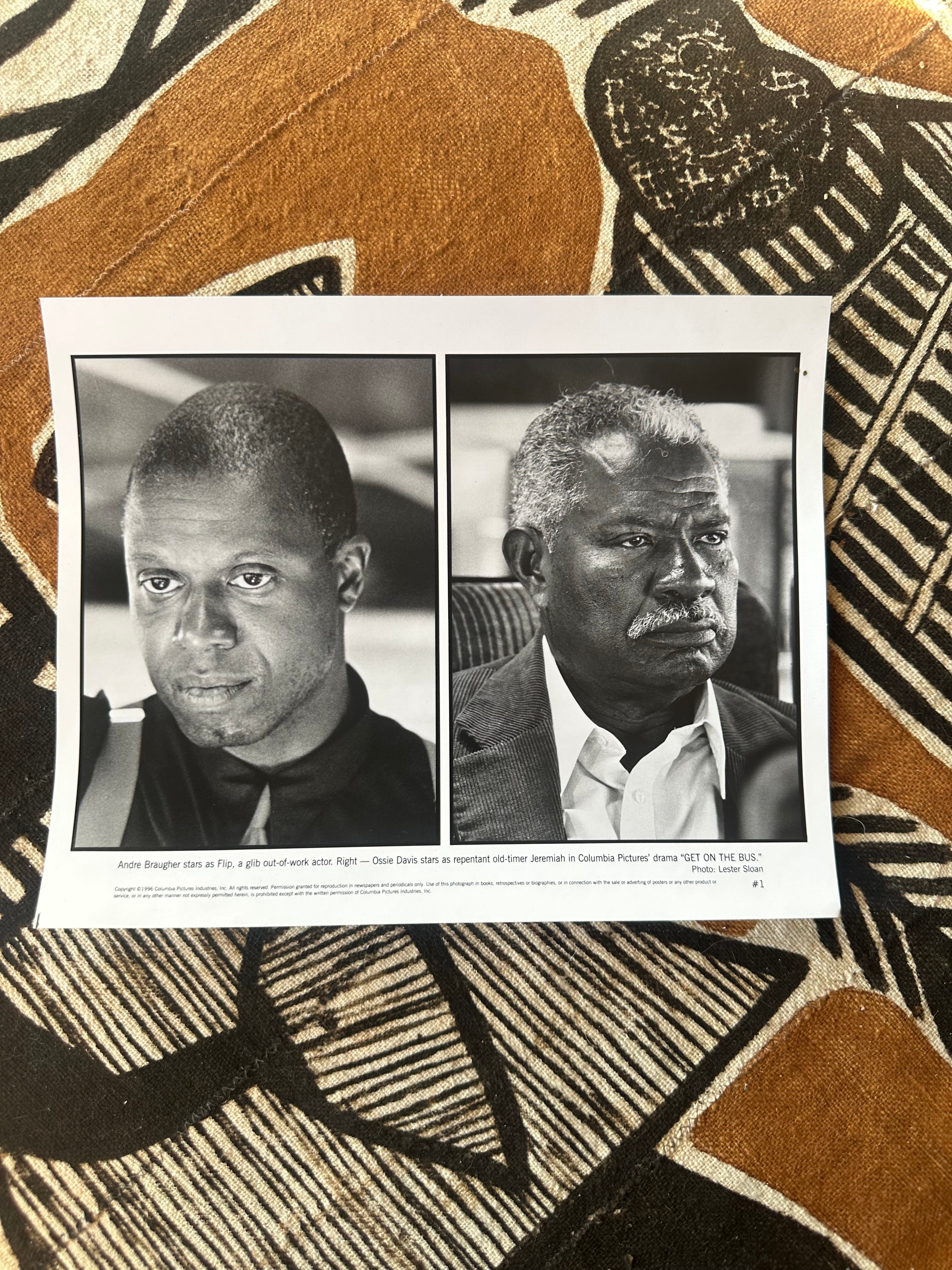 Vintage 90’s Cinema Studio Stills/Photos (Ice T, Whitney Houston, Bill Bellamy, etc.)