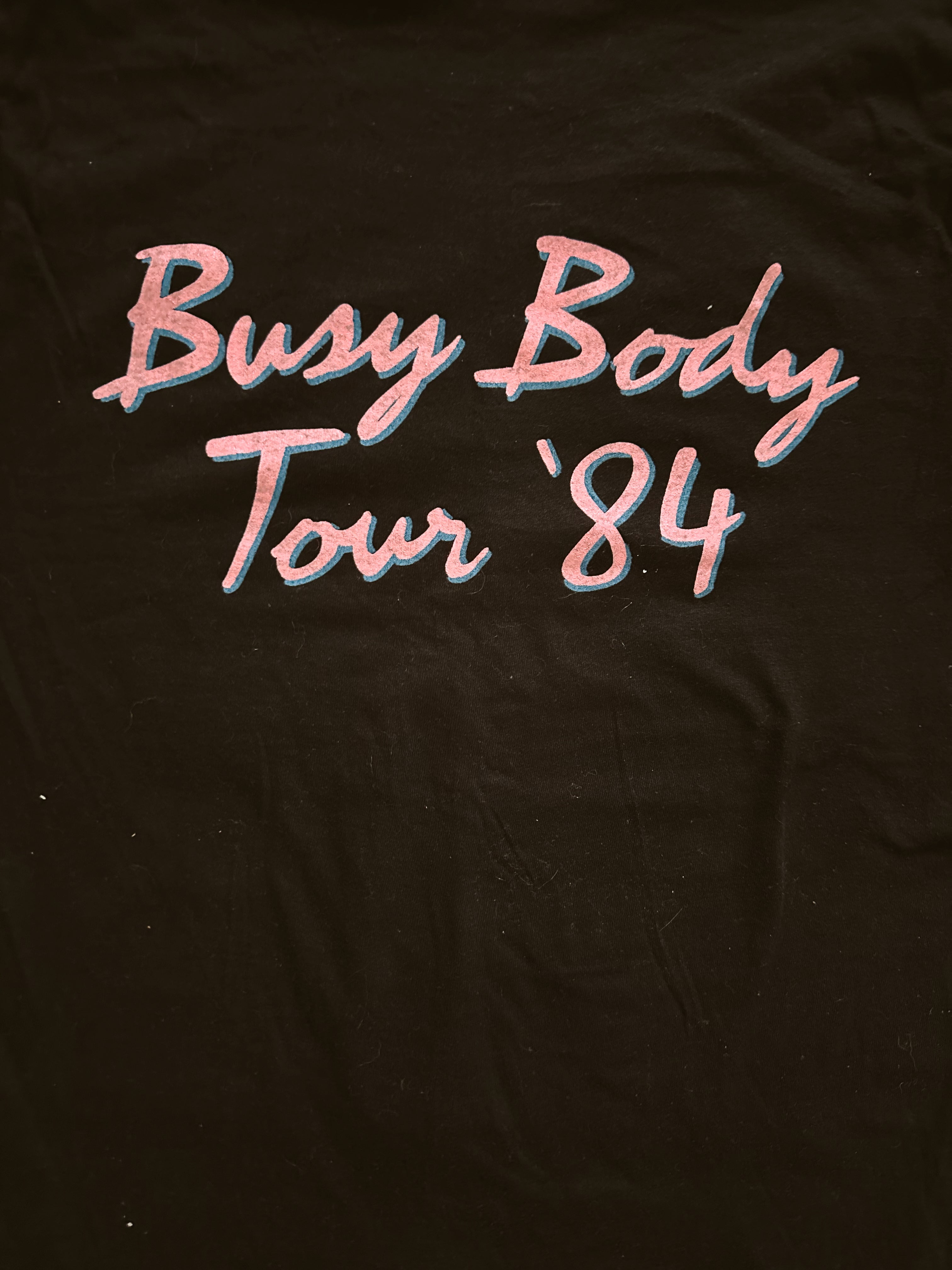 Vintage Luther Vandross “Busy Body” Concert Shirt (1984)