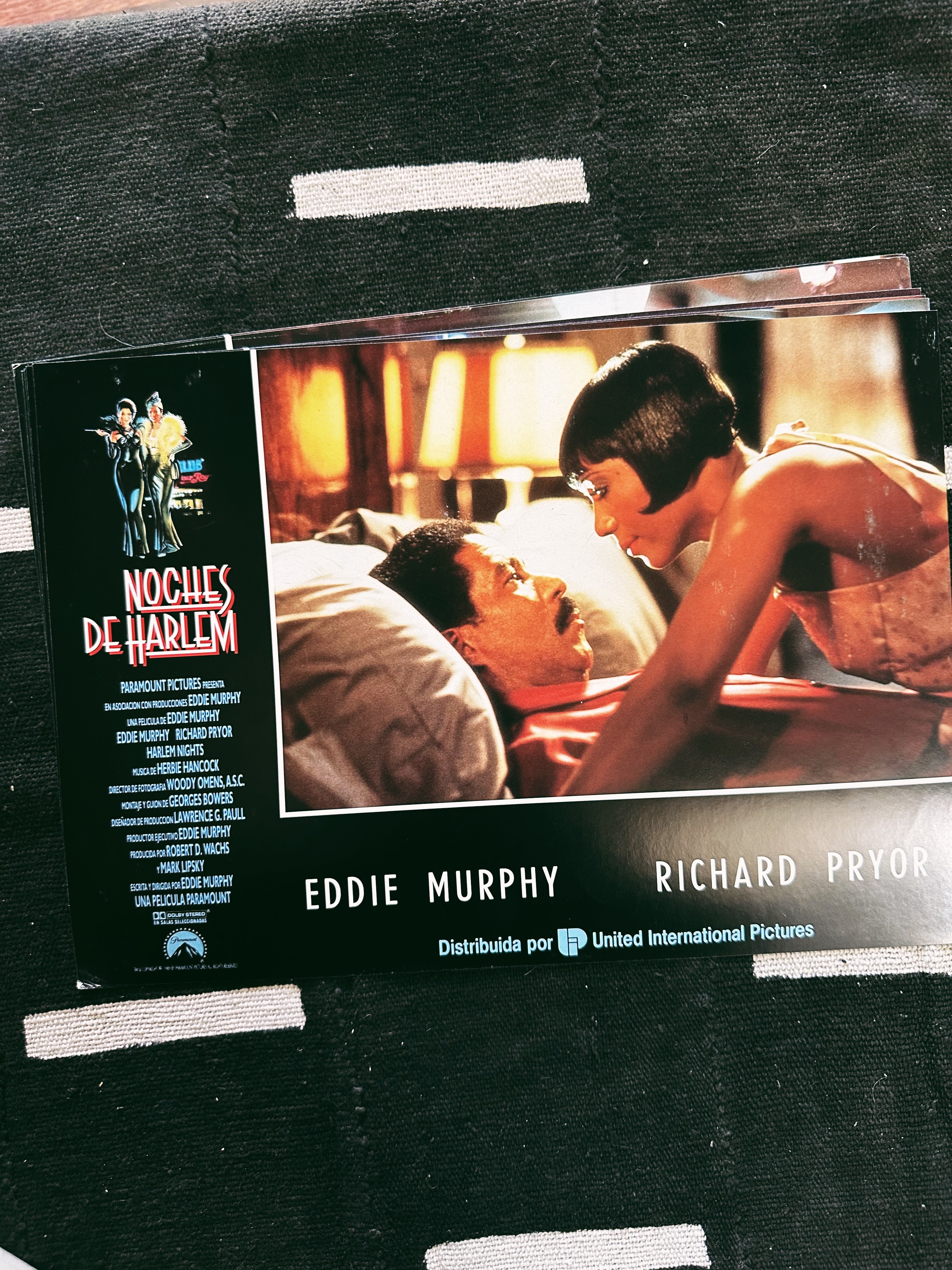 Vintage “Harlem Nights " Promo Lobby Card Prints (Spanish, 1991)