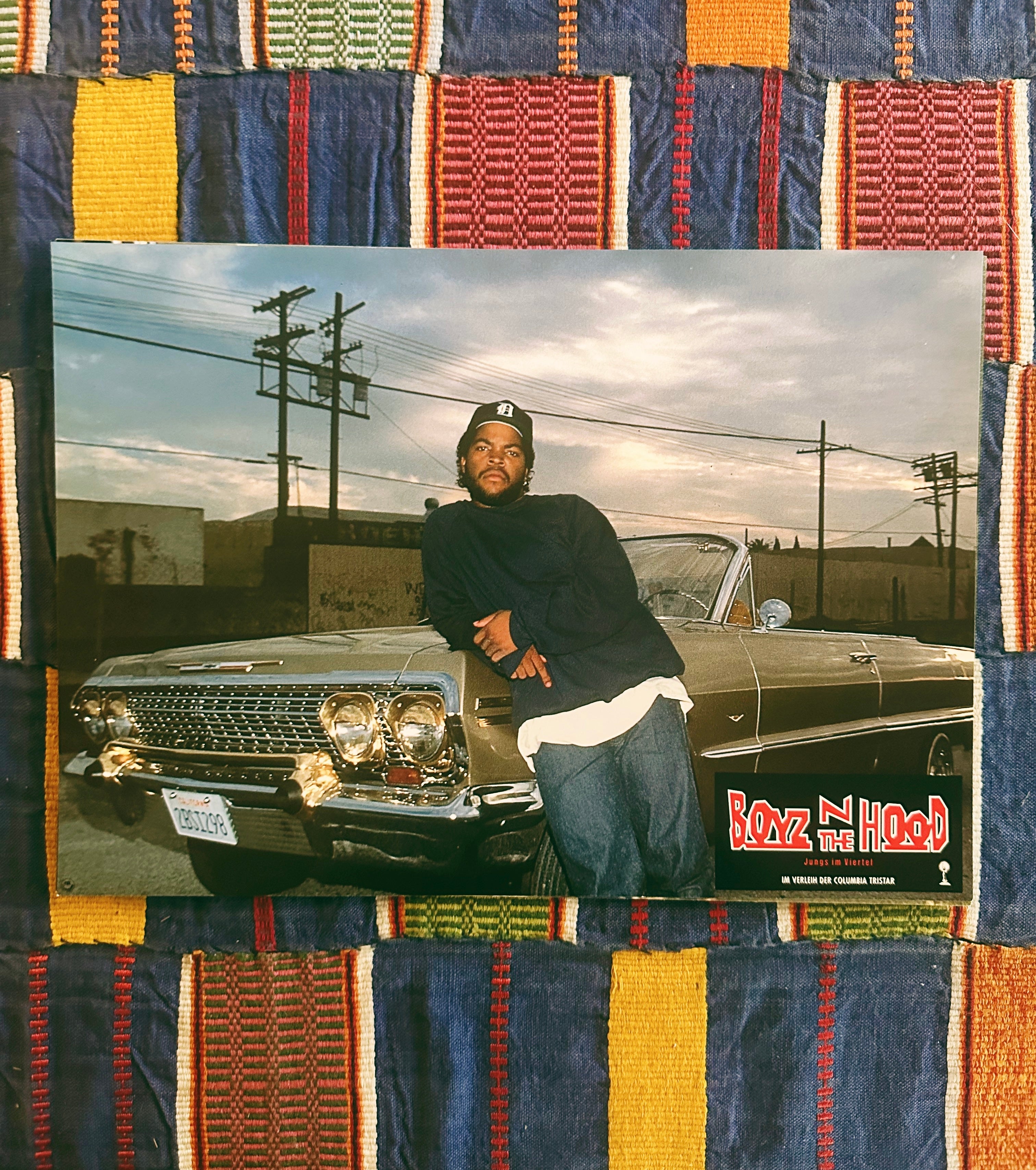 Vintage “Boyz In The Hood" Promotional Lobby Card Posters (Spanish, 1991)