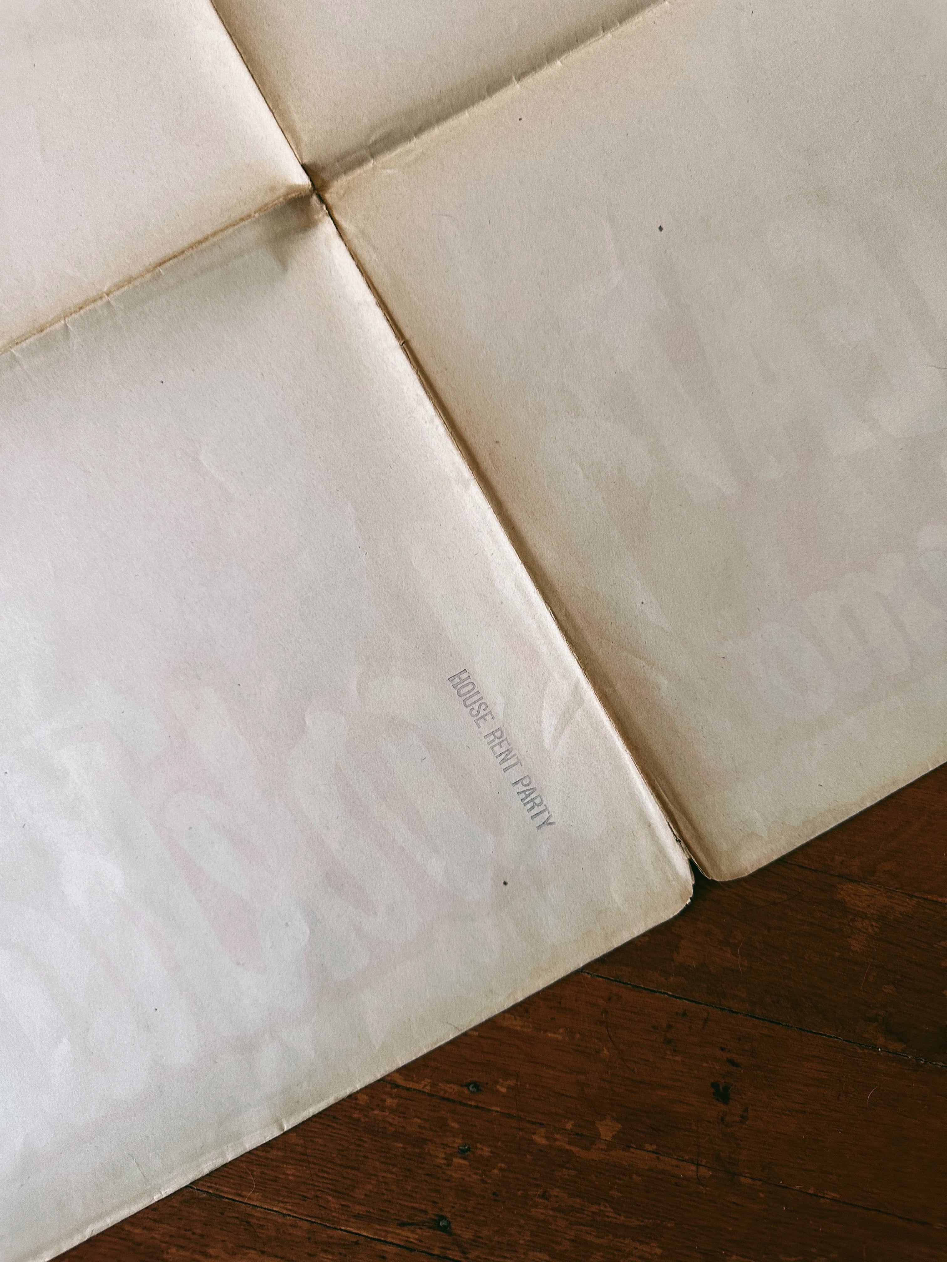 Vintage “House Rent Party” Pigmeat Markham Film Poster (1950’s)