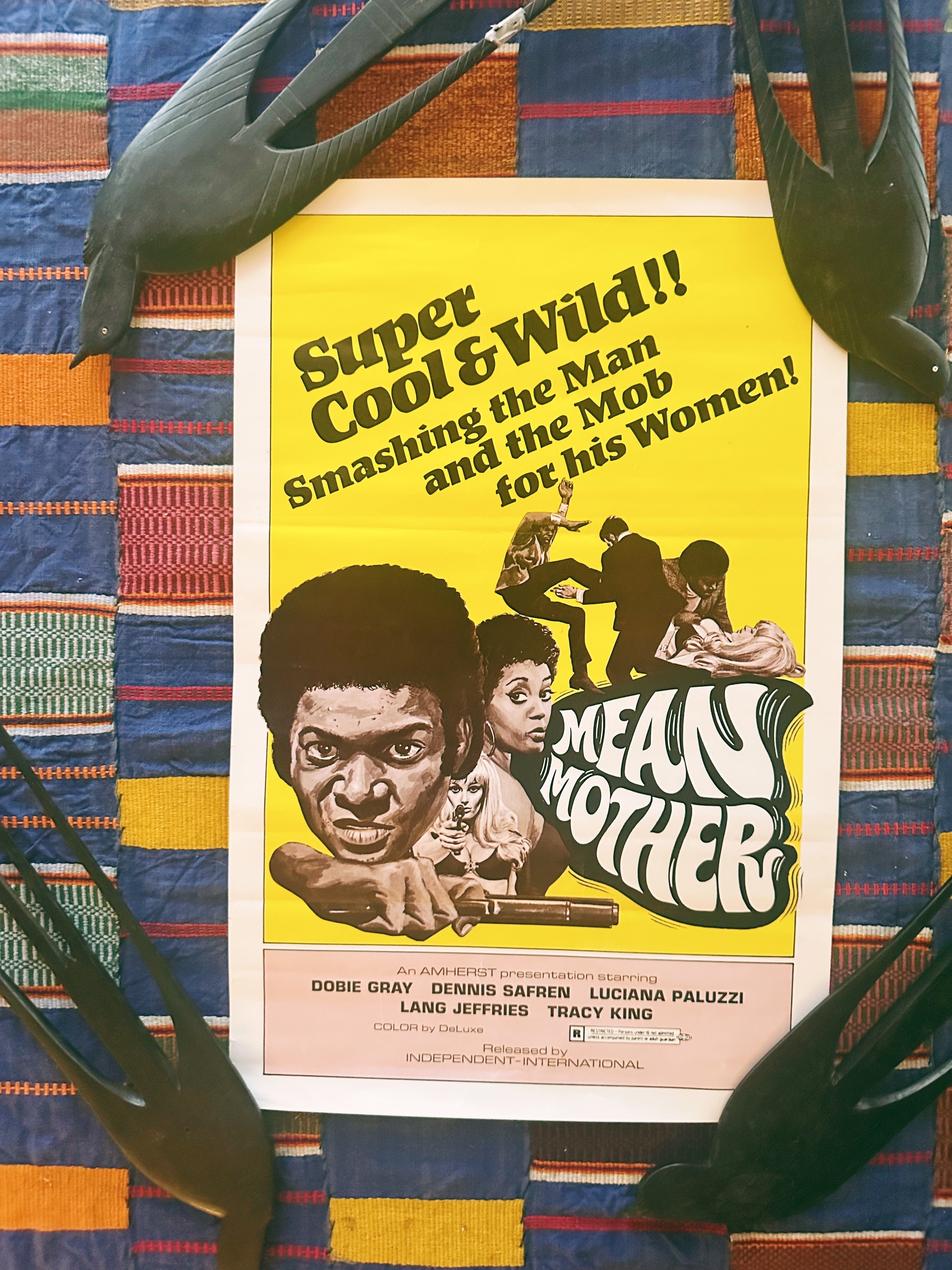 Vintage “Mean Mother” Movie Poster (1973)