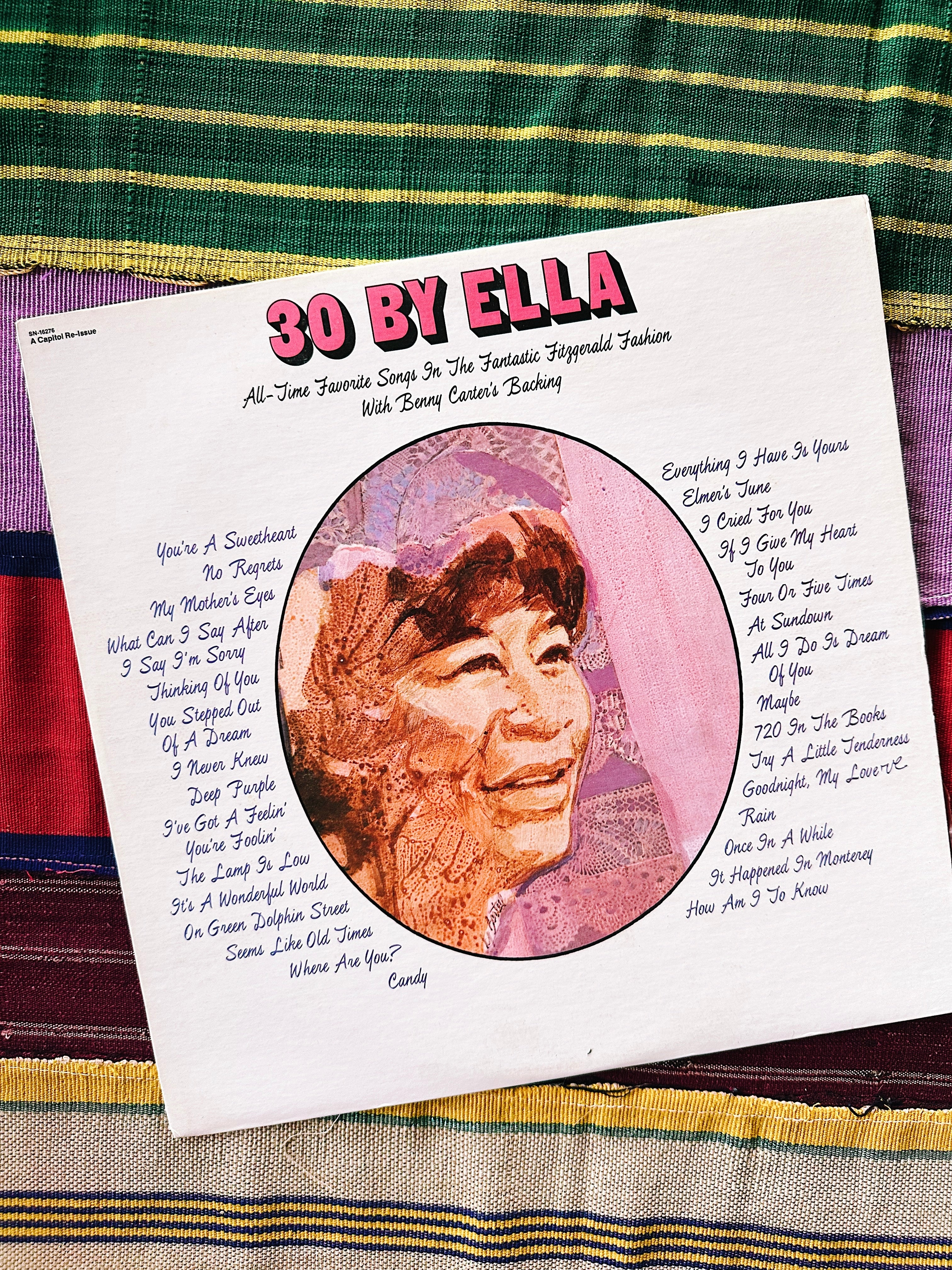 Vintage Assorted Ella Fitzgerald Vinyl Records (Please Select)