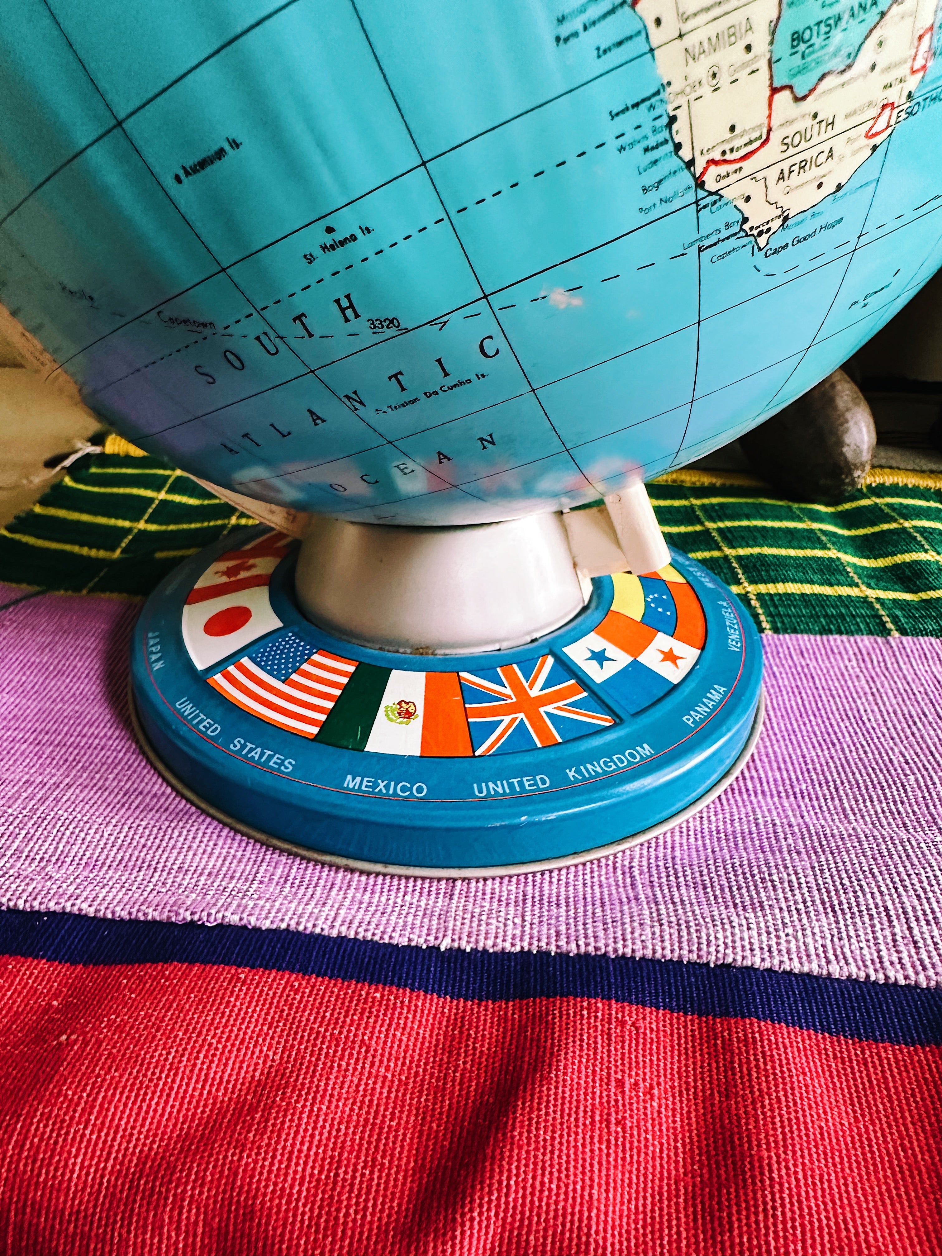 Vintage Metal World Globe (1960’s)