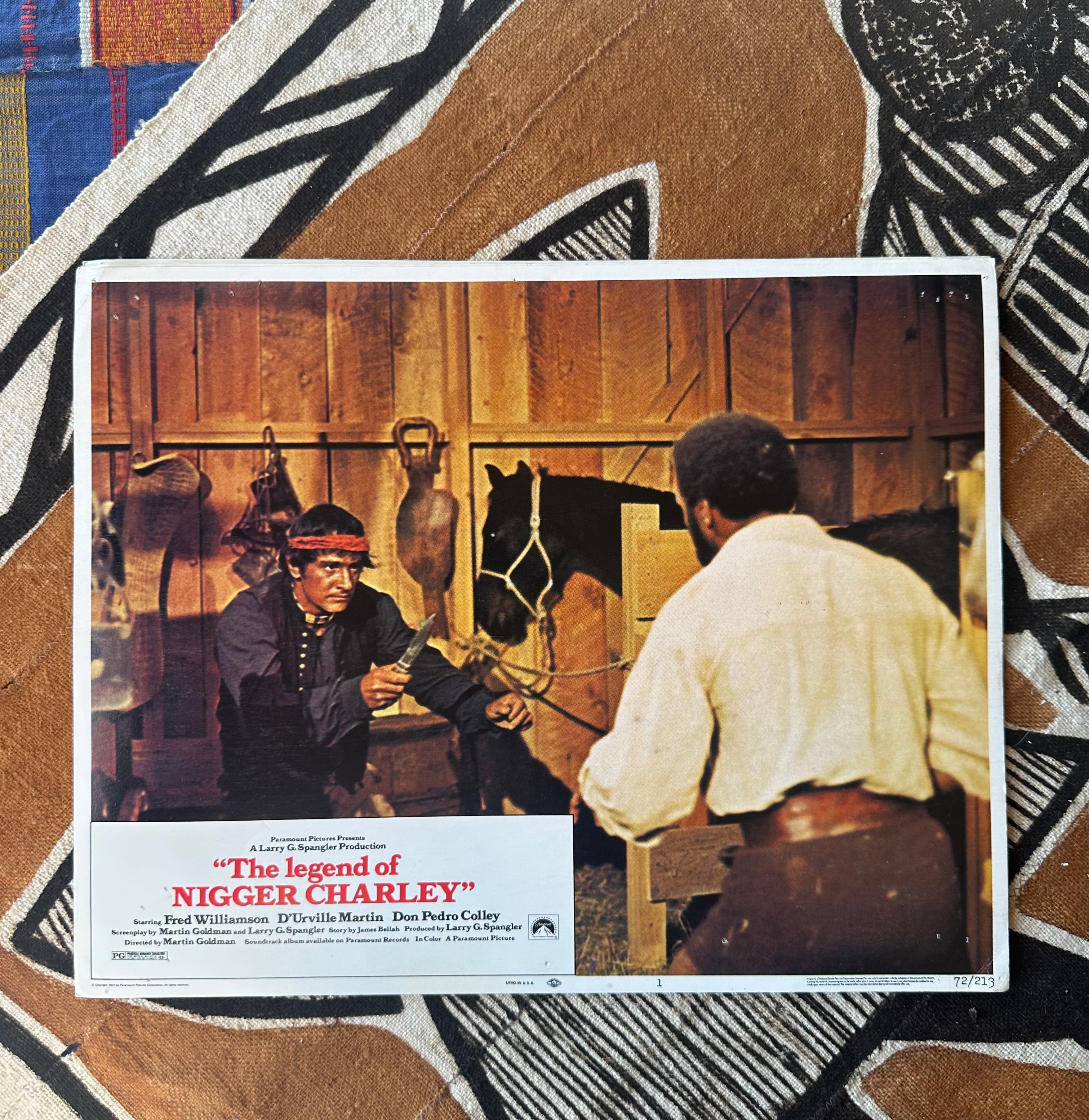 Vintage “The Legend of Nigger Charley” Lobby Cards (Please Select)
