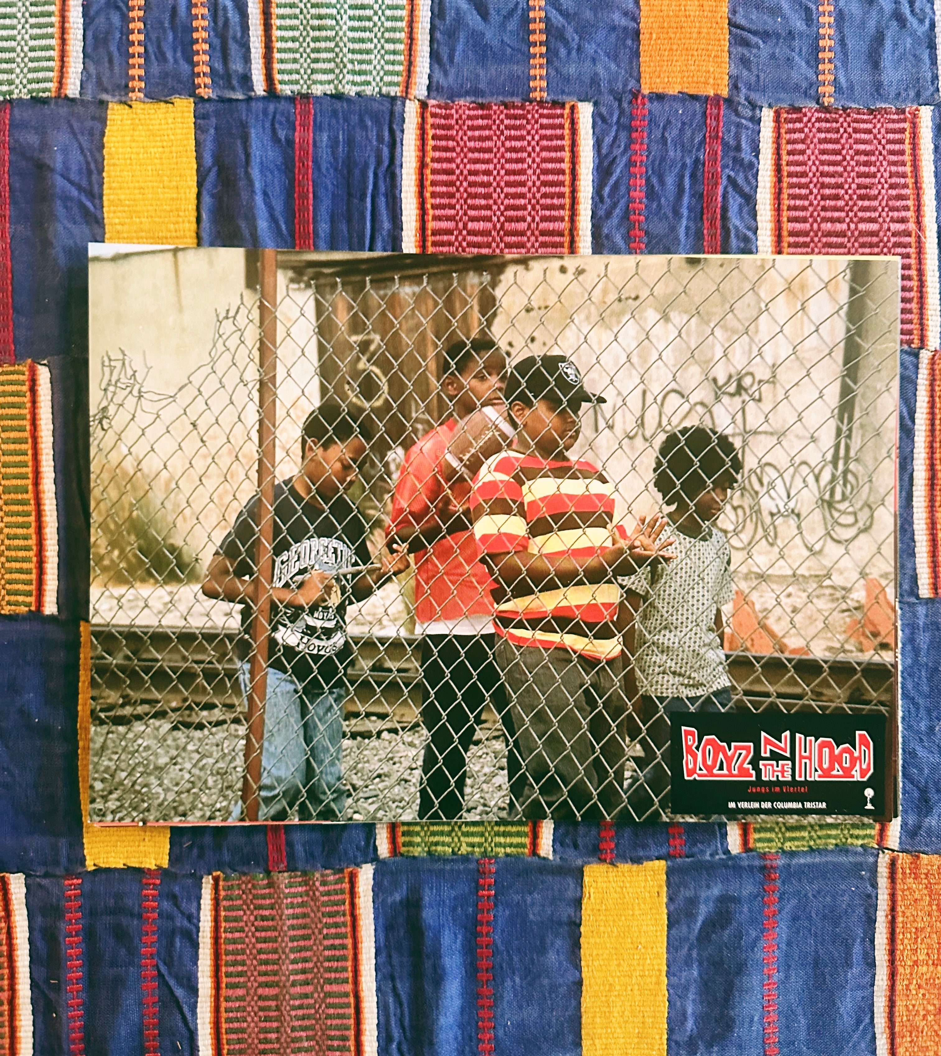 Vintage “Boyz In The Hood" Promotional Lobby Card Posters (Spanish, 1991)
