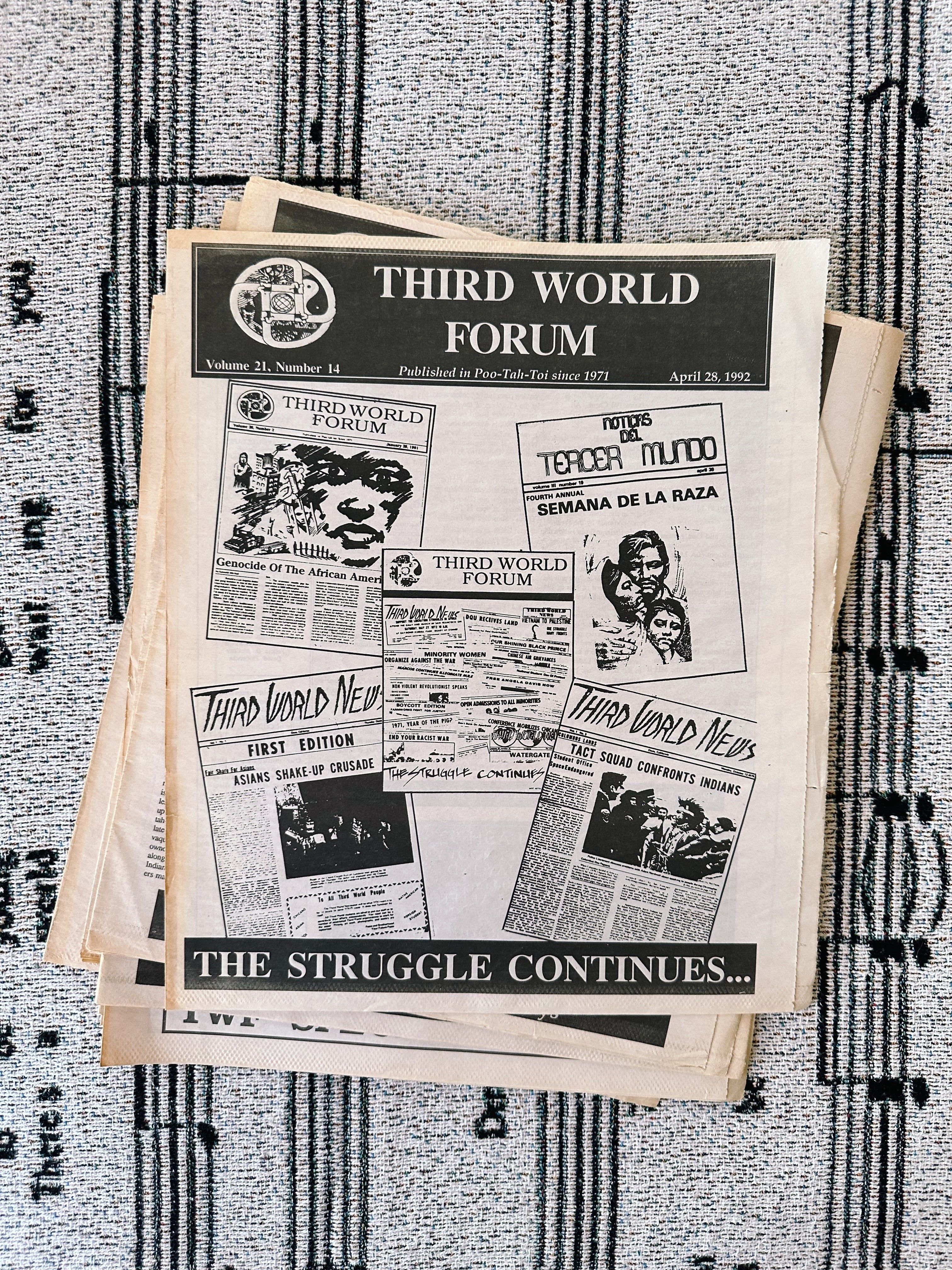 Vintage Third World Forum Newspapers //1990’s Issues (Please Select)