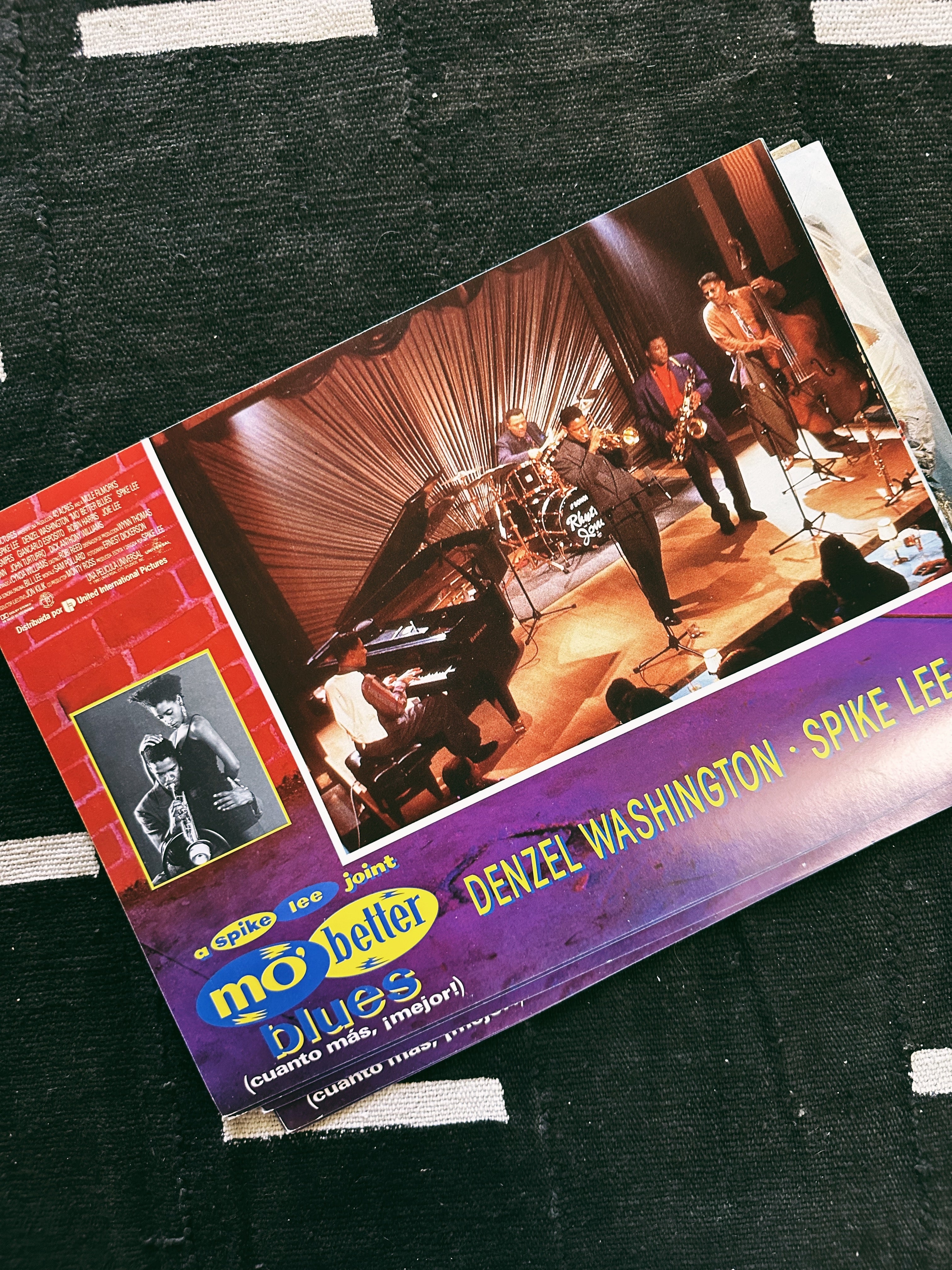 Vintage Spike Lee "Mo Better Blues” Promotional Lobby Prints (Spanish, 1990)