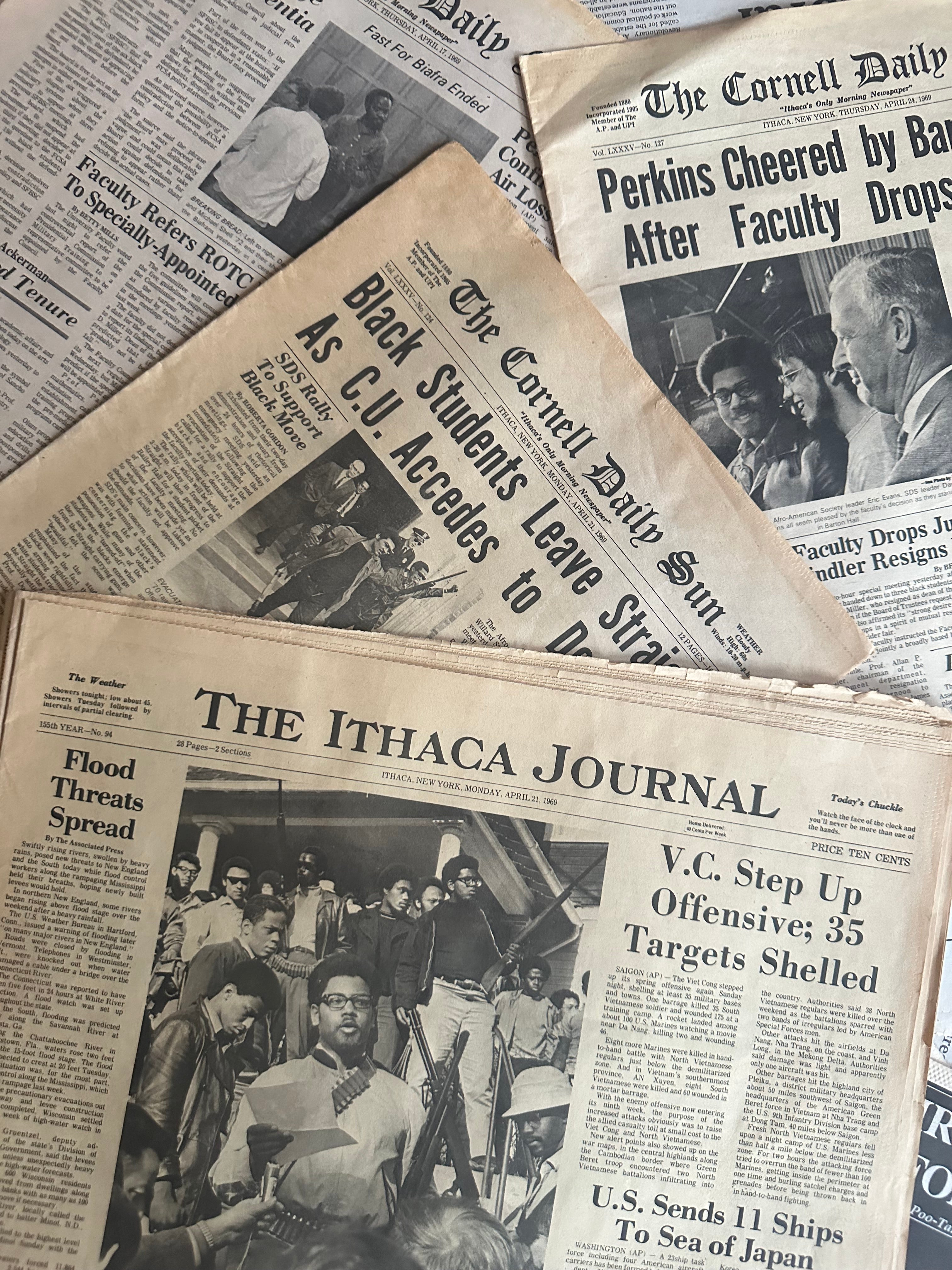 Vintage Cornell University Black Student Protest Newspapers (Please Select)