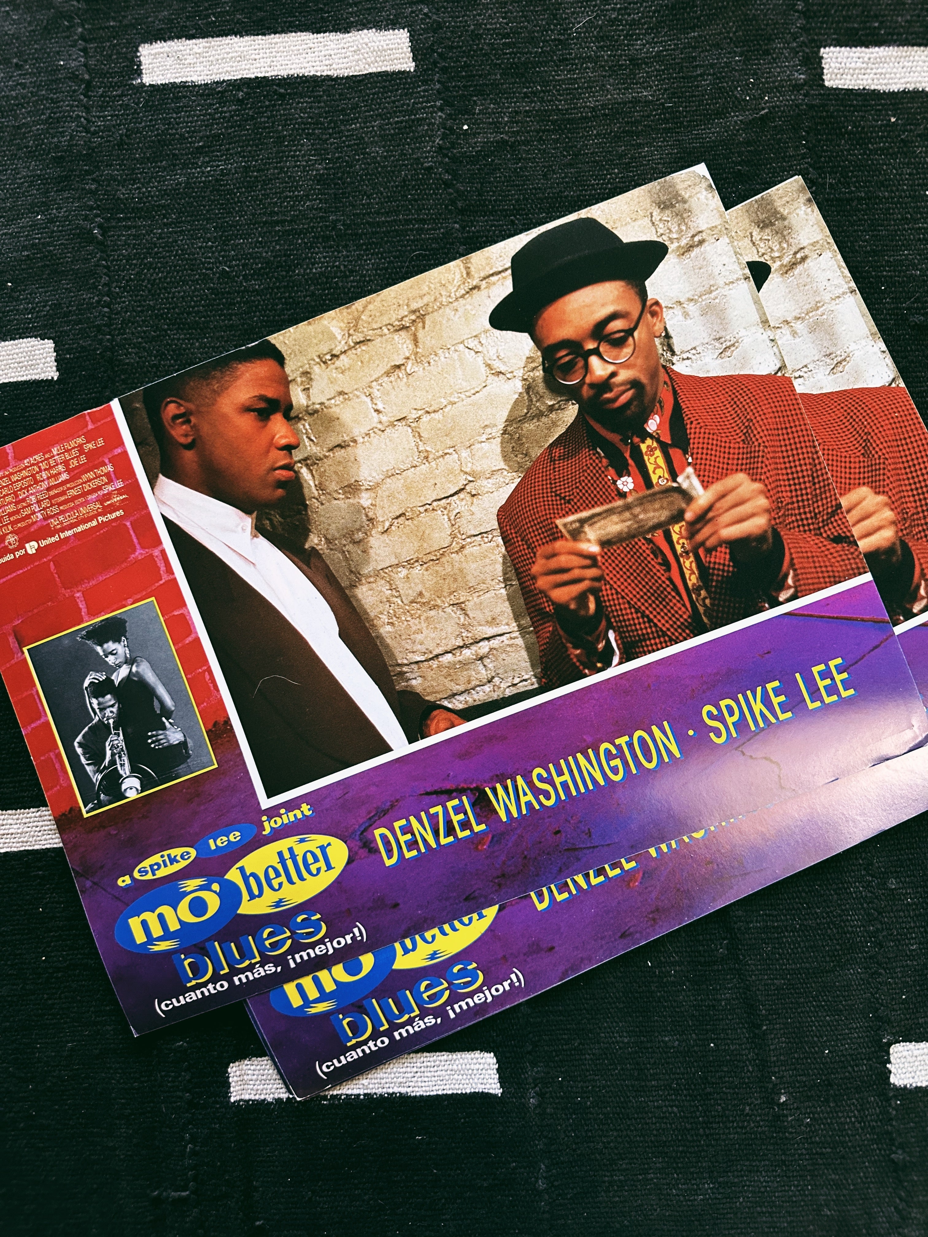 Vintage Spike Lee "Mo Better Blues” Promotional Lobby Prints (Spanish, 1990)