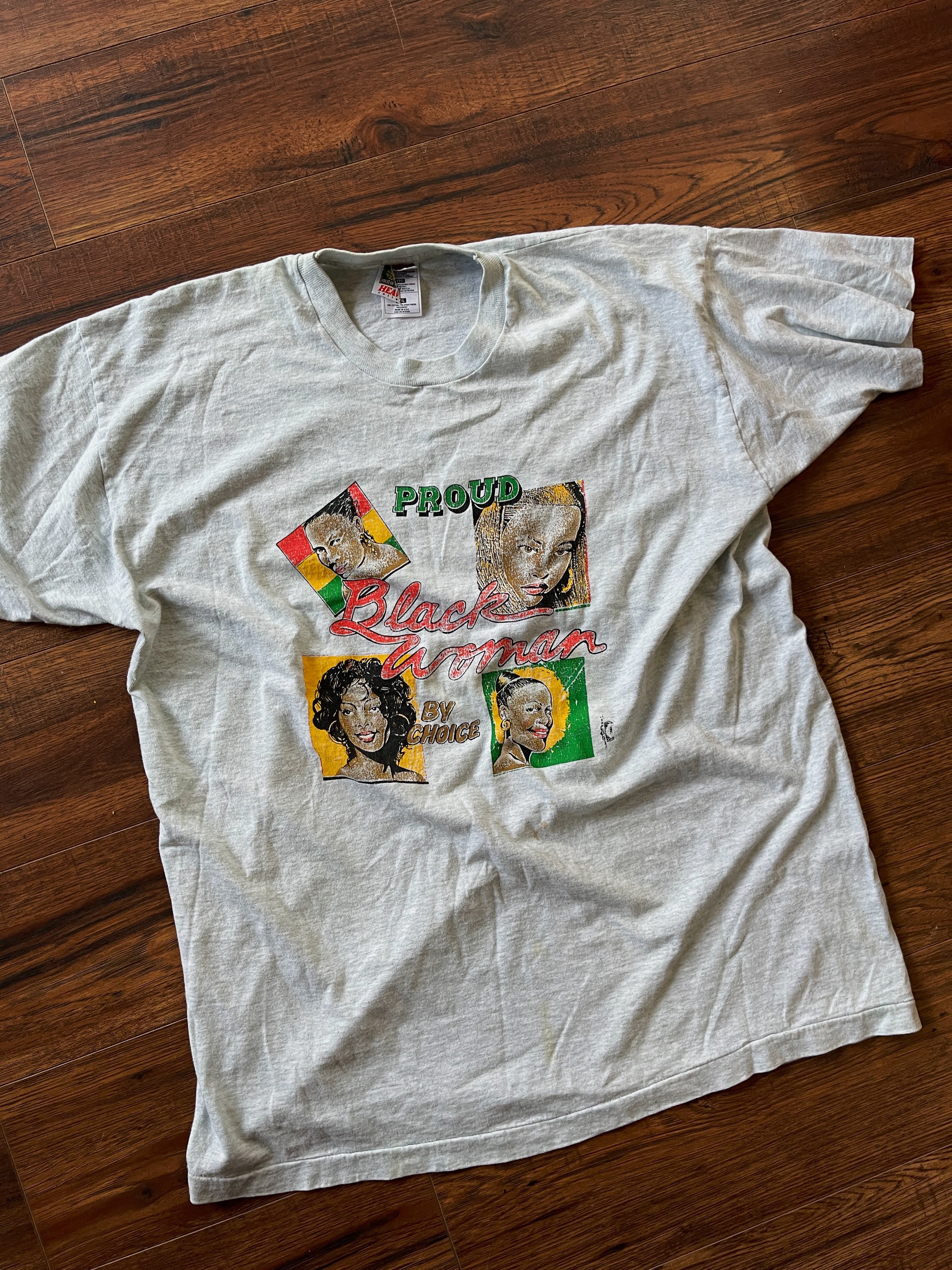 Vintage "Proud Black Woman By Choice" T-Shirt (1990&