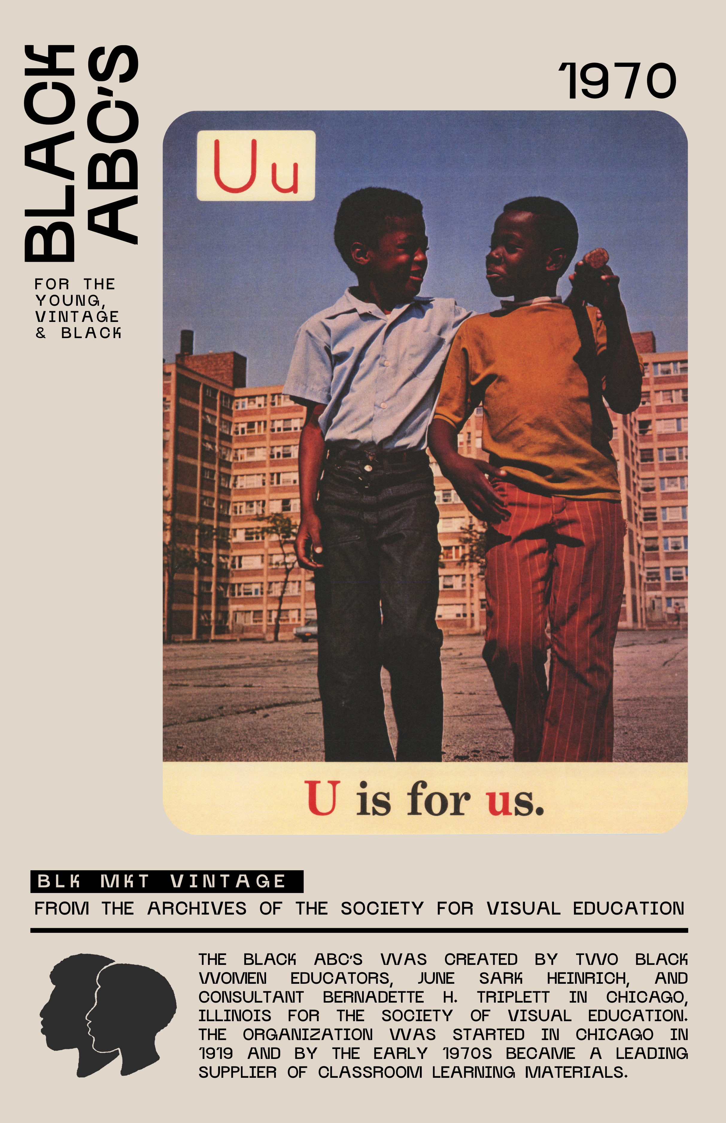 Young, Vintage & Black Poster Prints (Please Select)