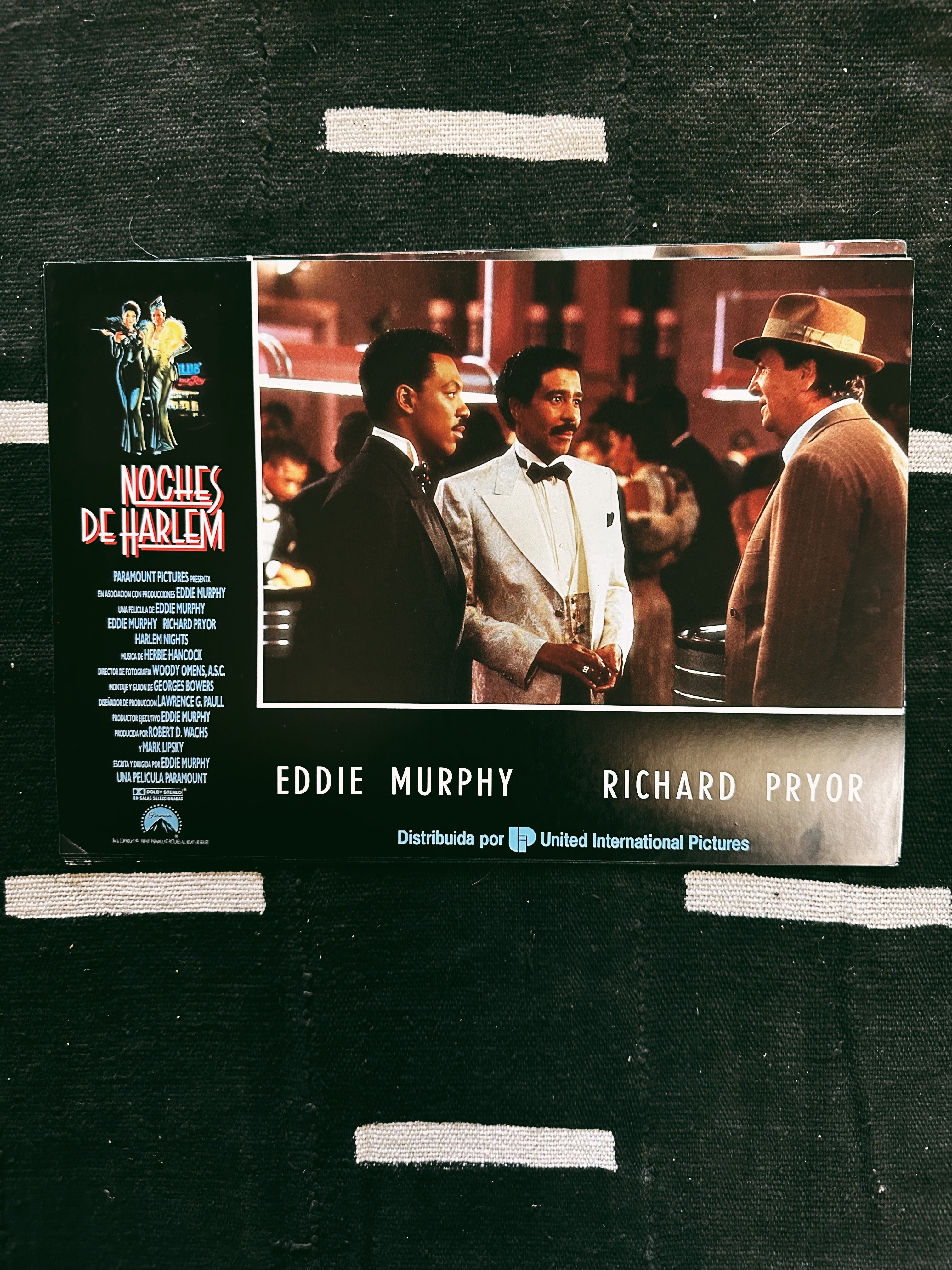Vintage “Harlem Nights " Promo Lobby Card Prints (Spanish, 1991)