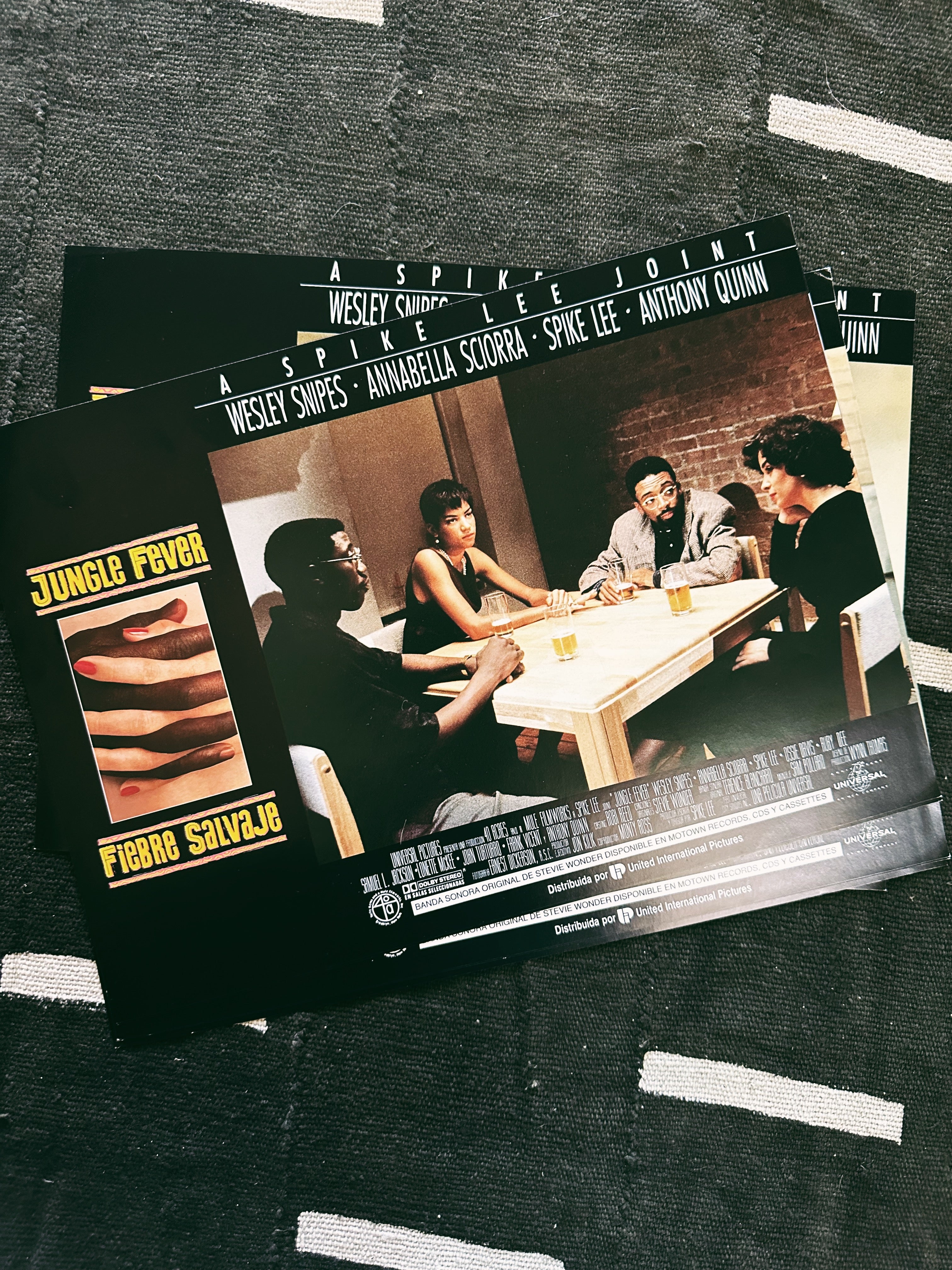 Vintage “Jungle Fever " Promo Lobby Card Prints (Spanish, 1991)
