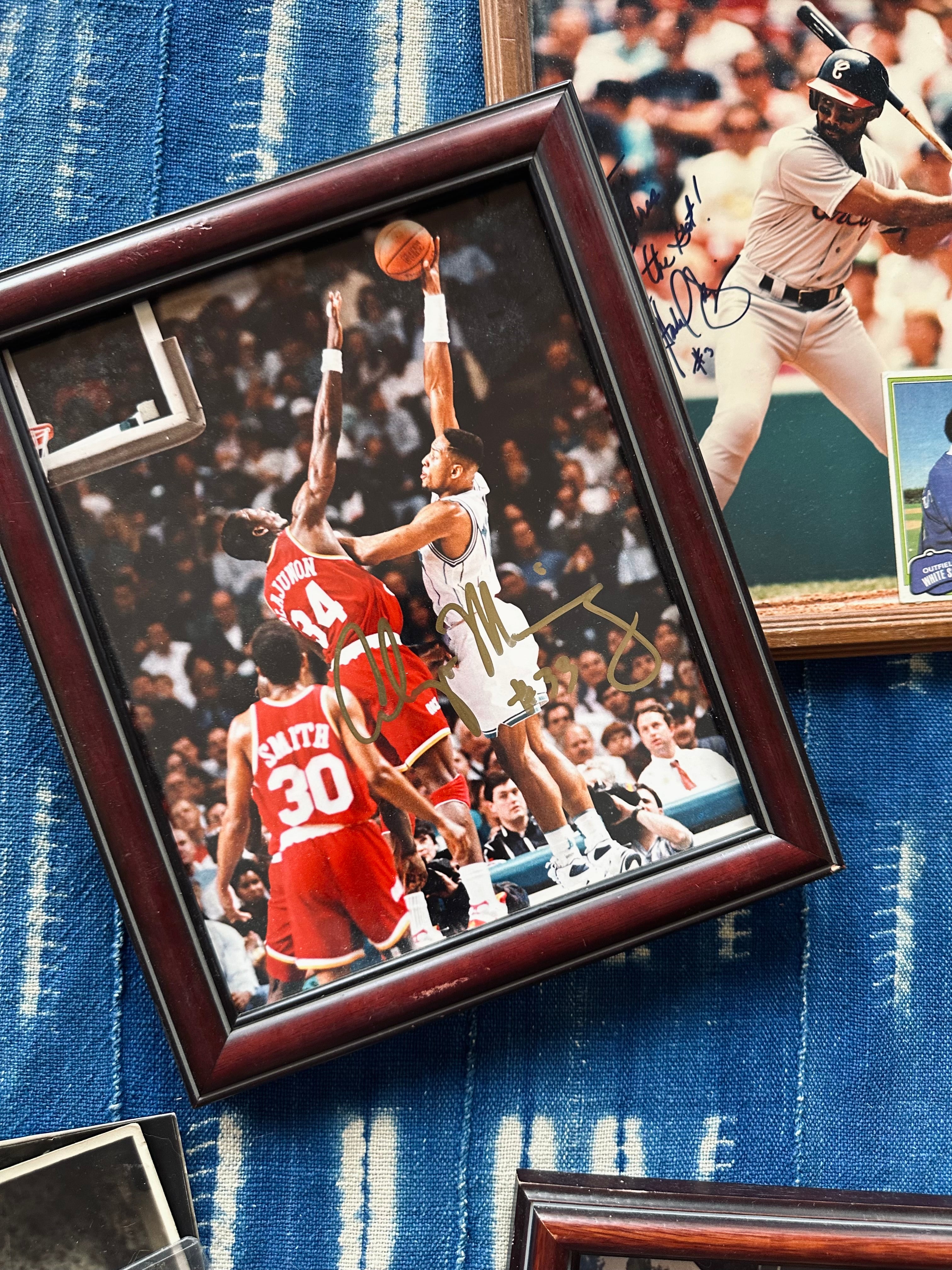 Vintage SIGNED Framed Sports Ephemera (Please Select)