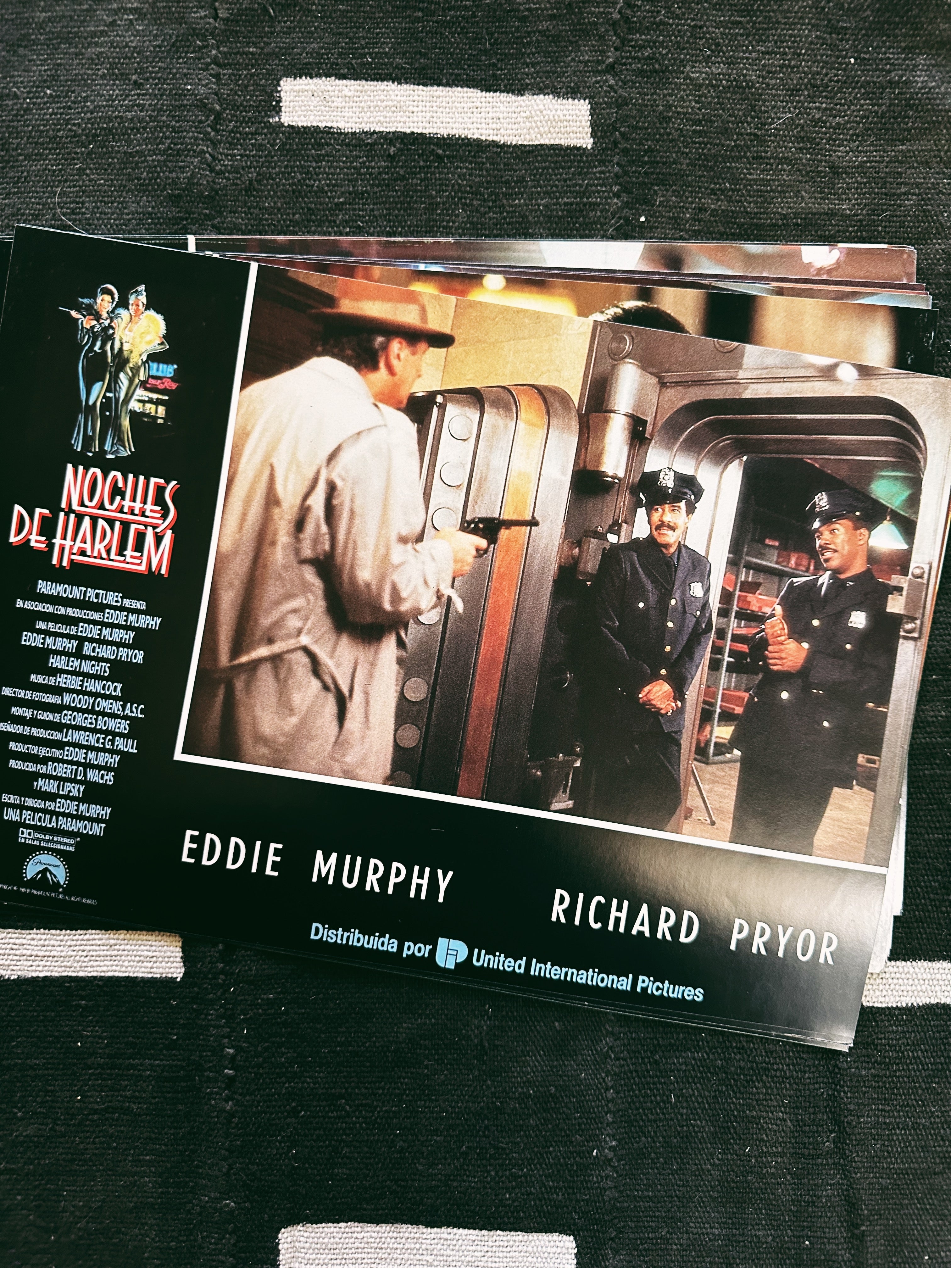 Vintage “Harlem Nights " Promo Lobby Card Prints (Spanish, 1991)