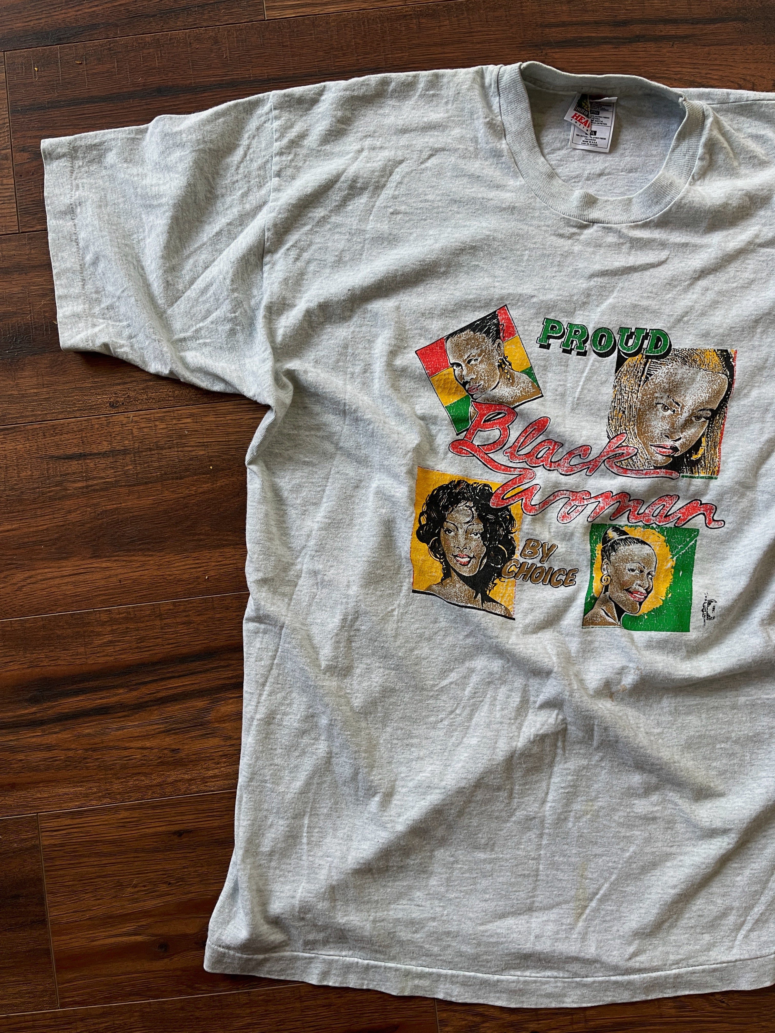 Vintage "Proud Black Woman By Choice" T-Shirt (1990&
