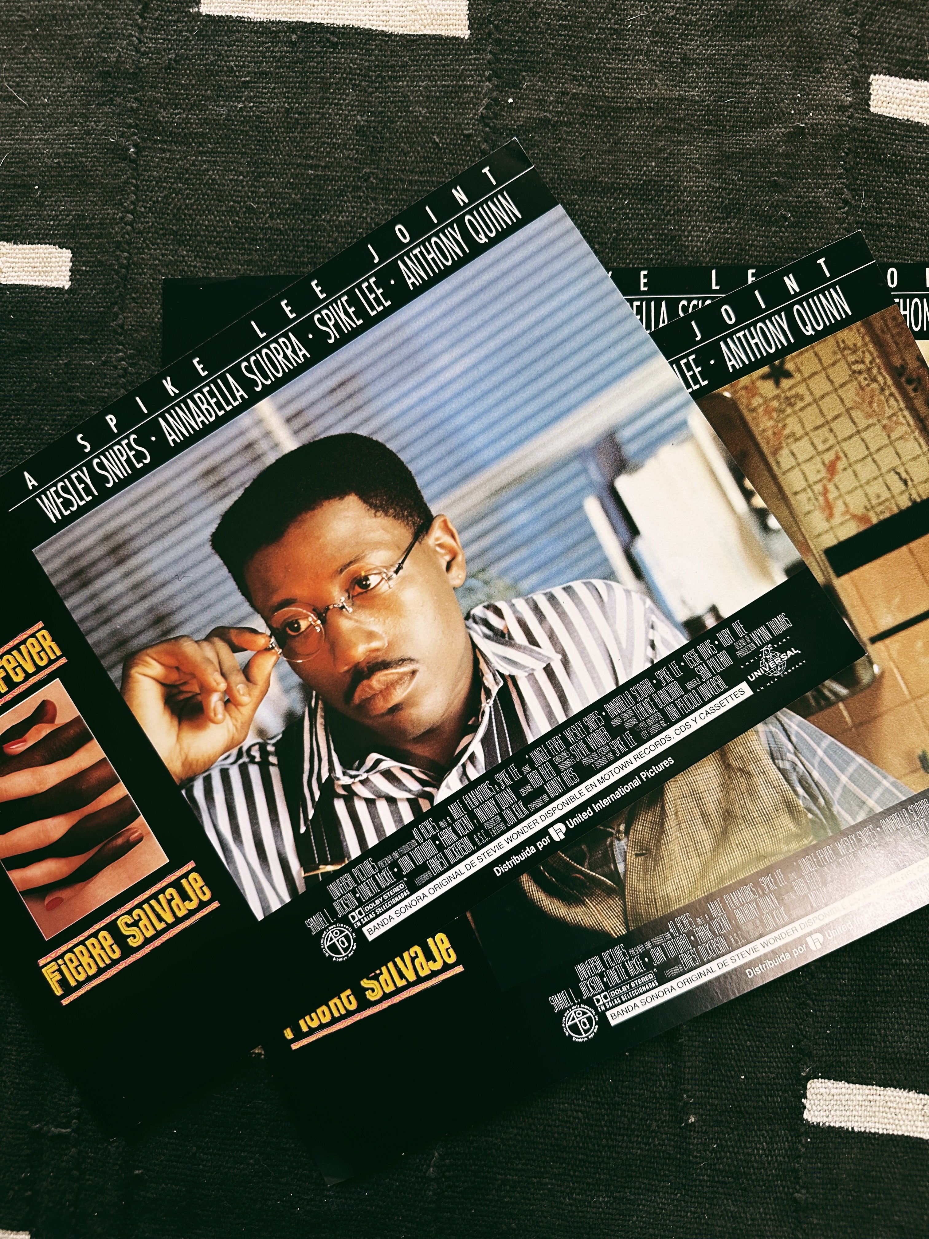 Vintage “Jungle Fever " Promo Lobby Card Prints (Spanish, 1991)