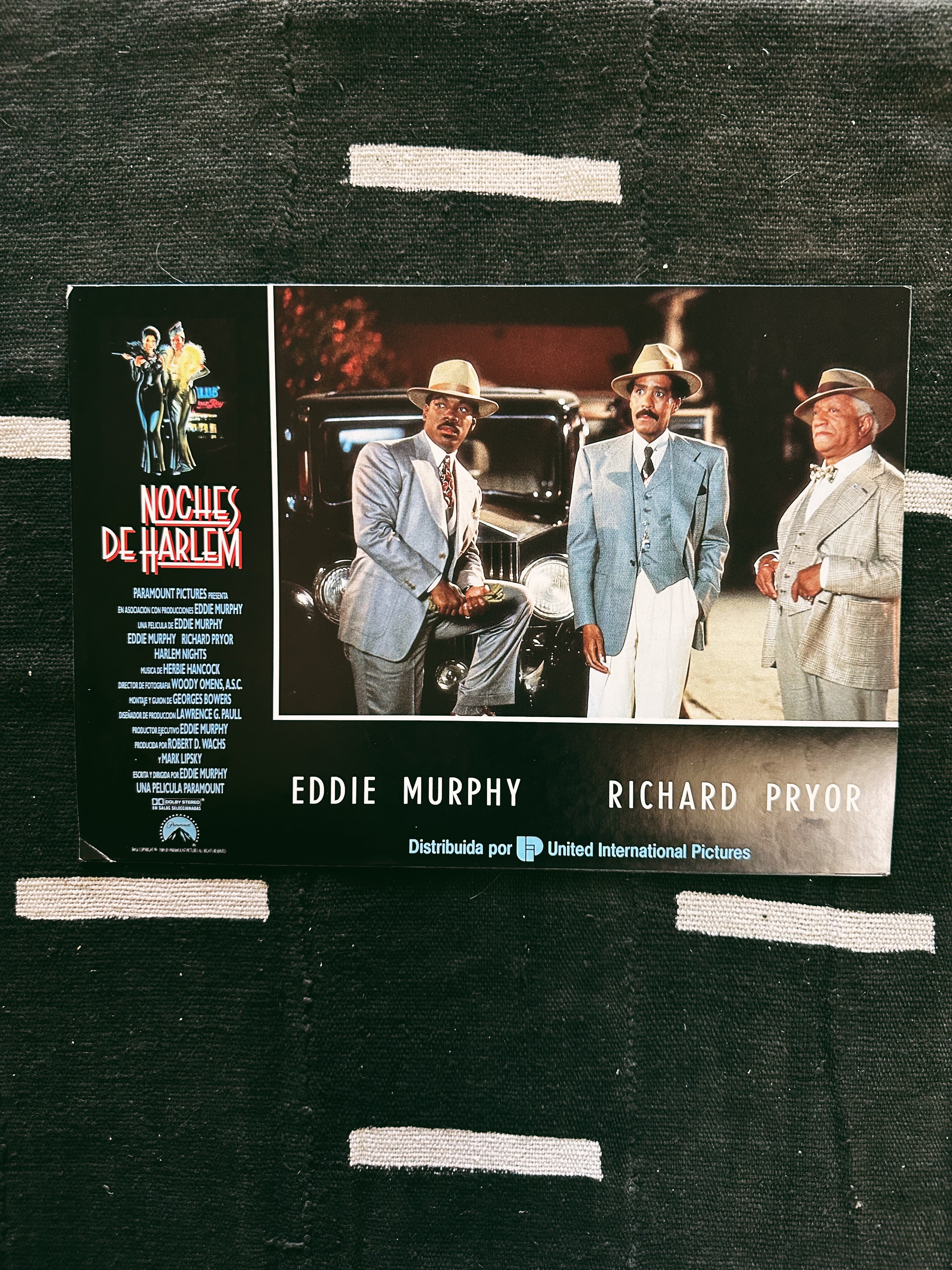 Vintage “Harlem Nights " Promo Lobby Card Prints (Spanish, 1991)