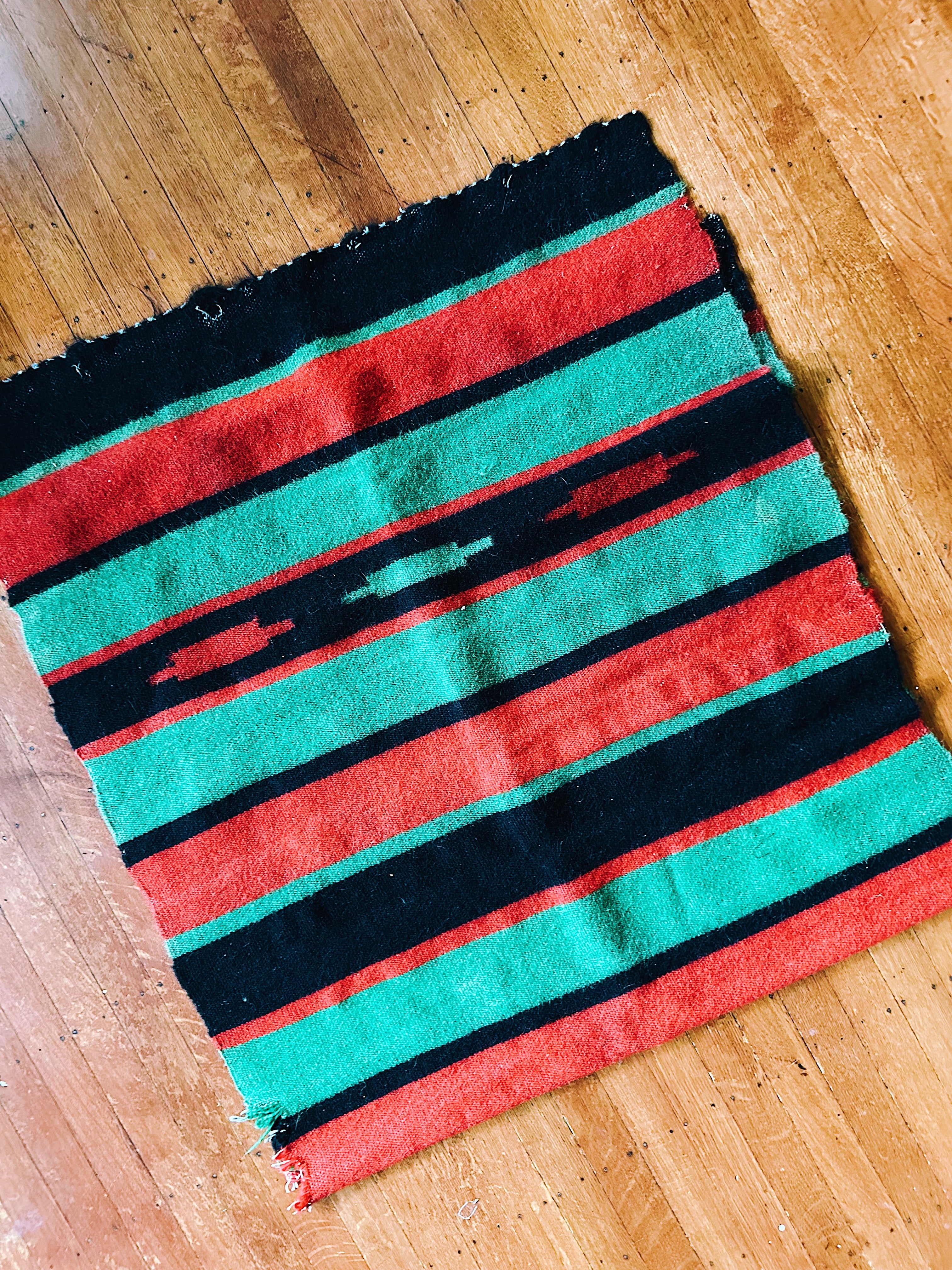 Vintage Woven Wool Central American Textile/Horse Blanket (1970’s) (Please Select)