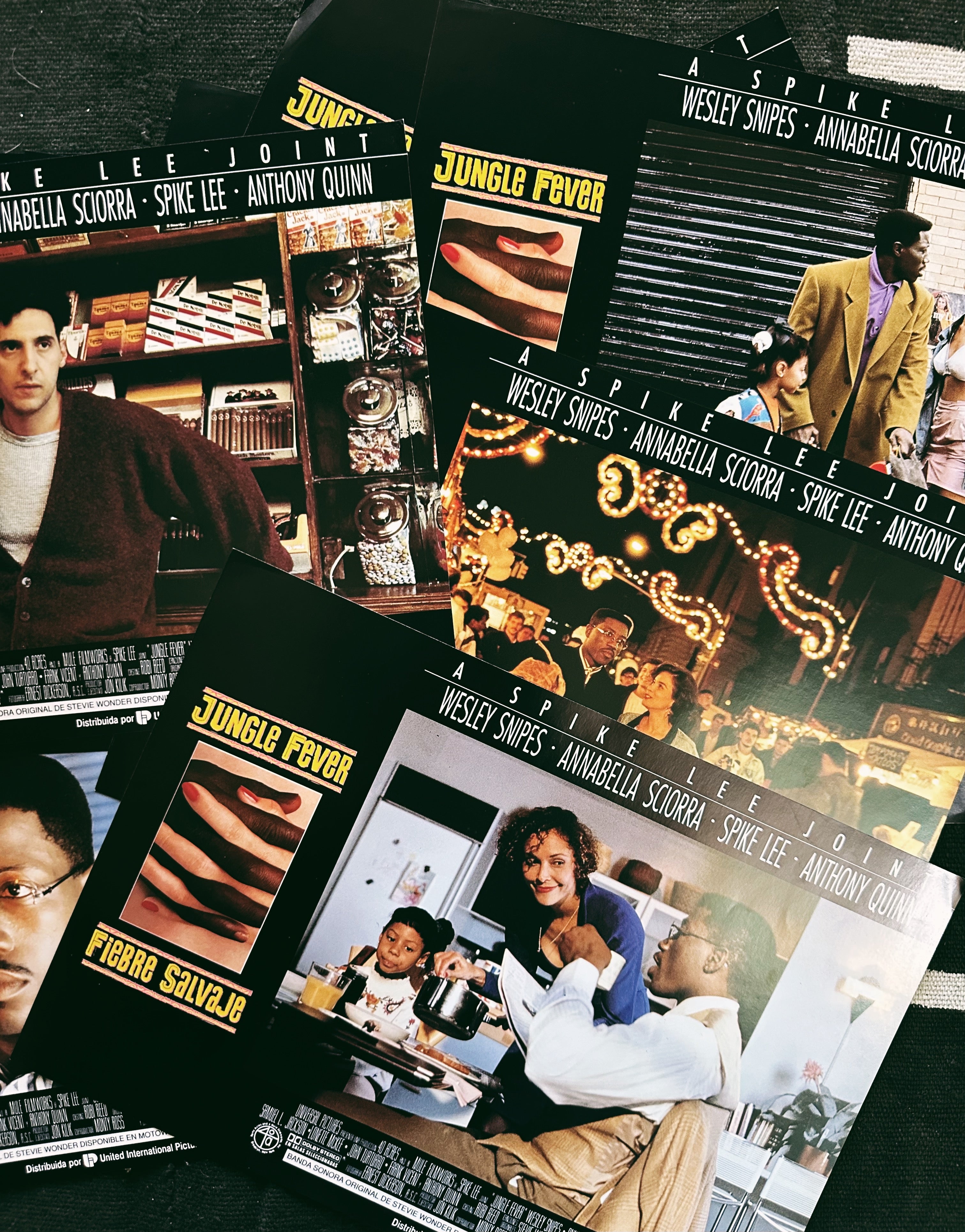 Vintage “Jungle Fever " Promo Lobby Card Prints (Spanish, 1991)