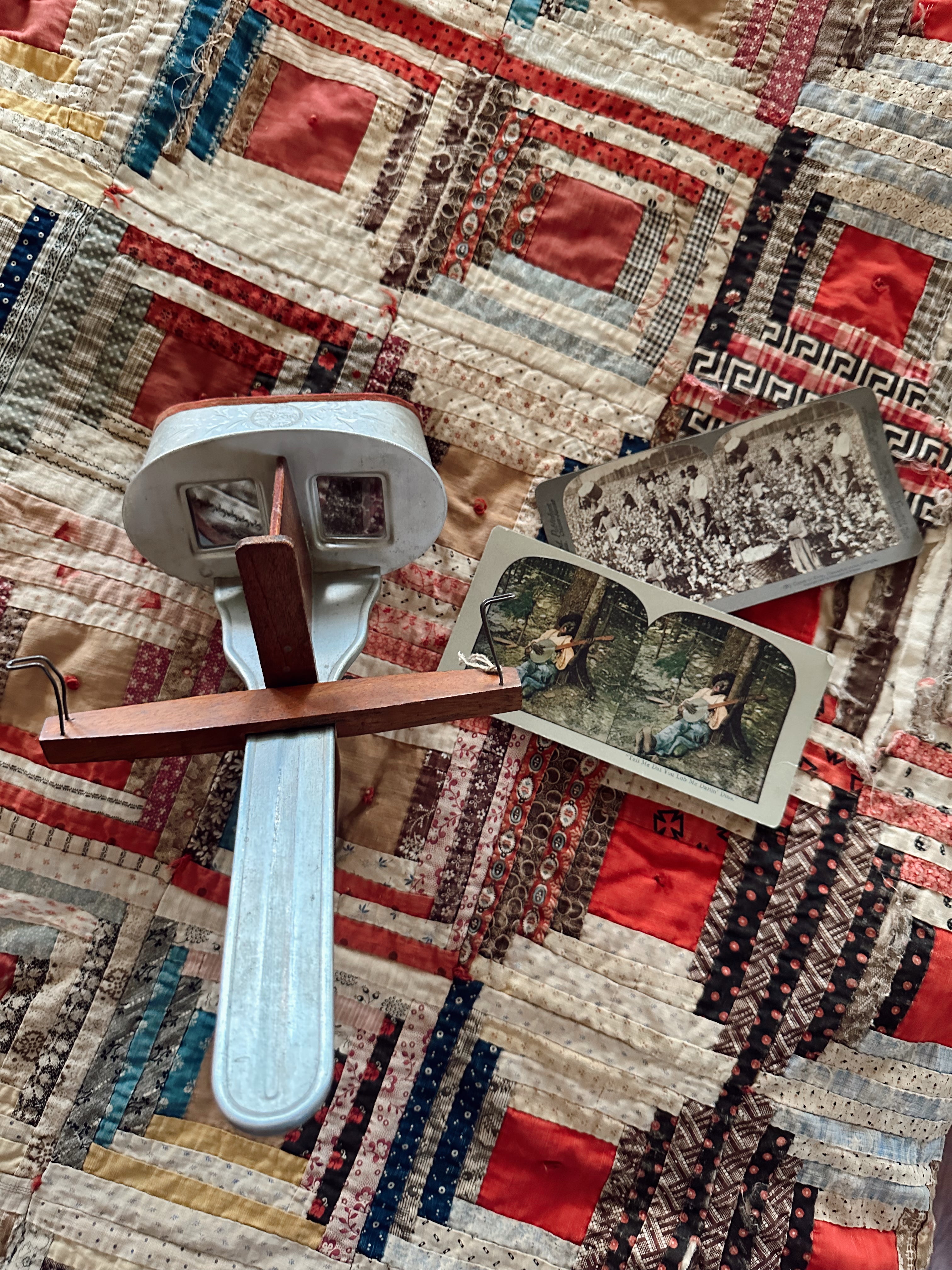 Vintage PerfecScope Stereoviewer & Slide Bundle