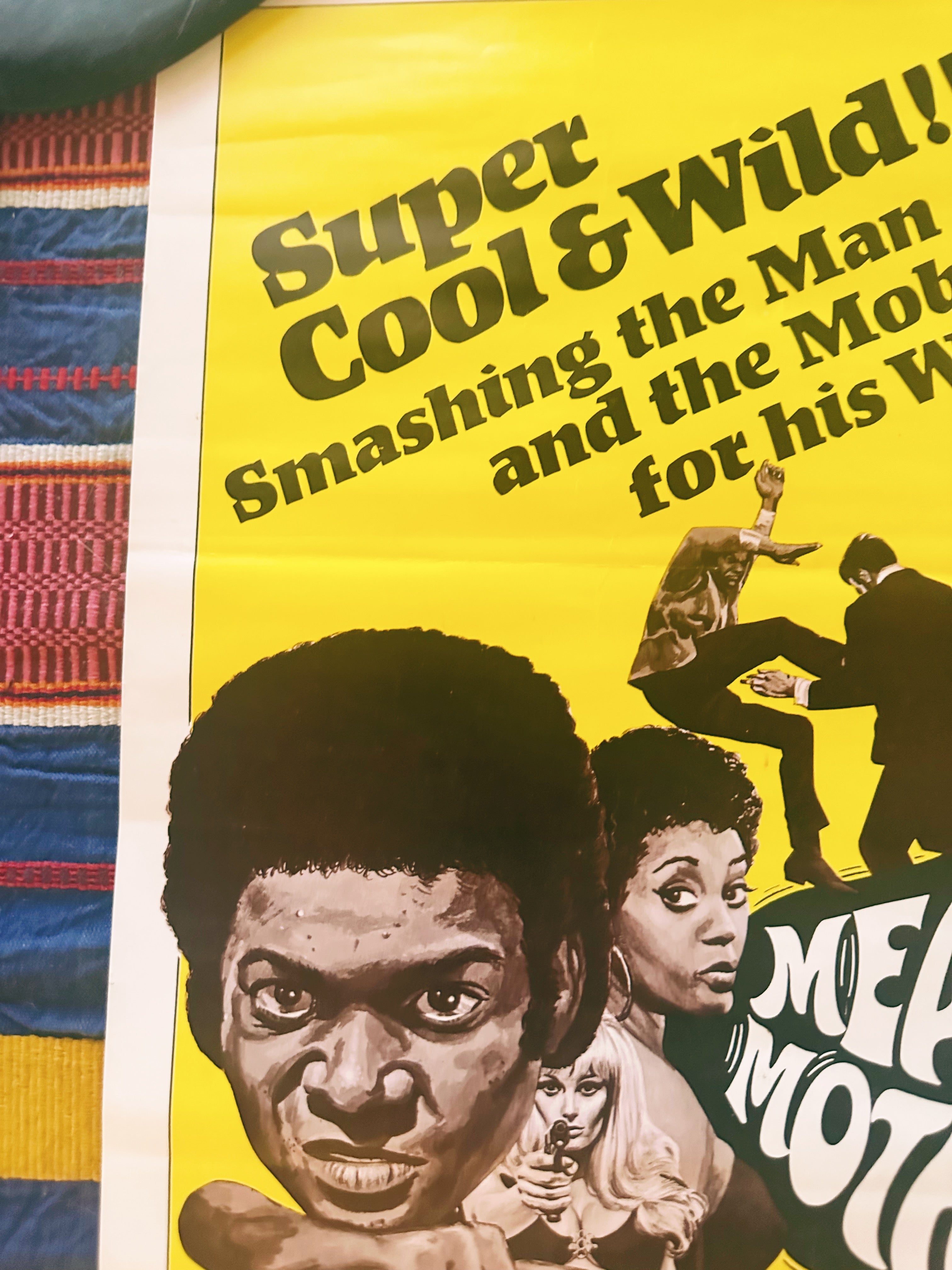 Vintage “Mean Mother” Movie Poster (1973)