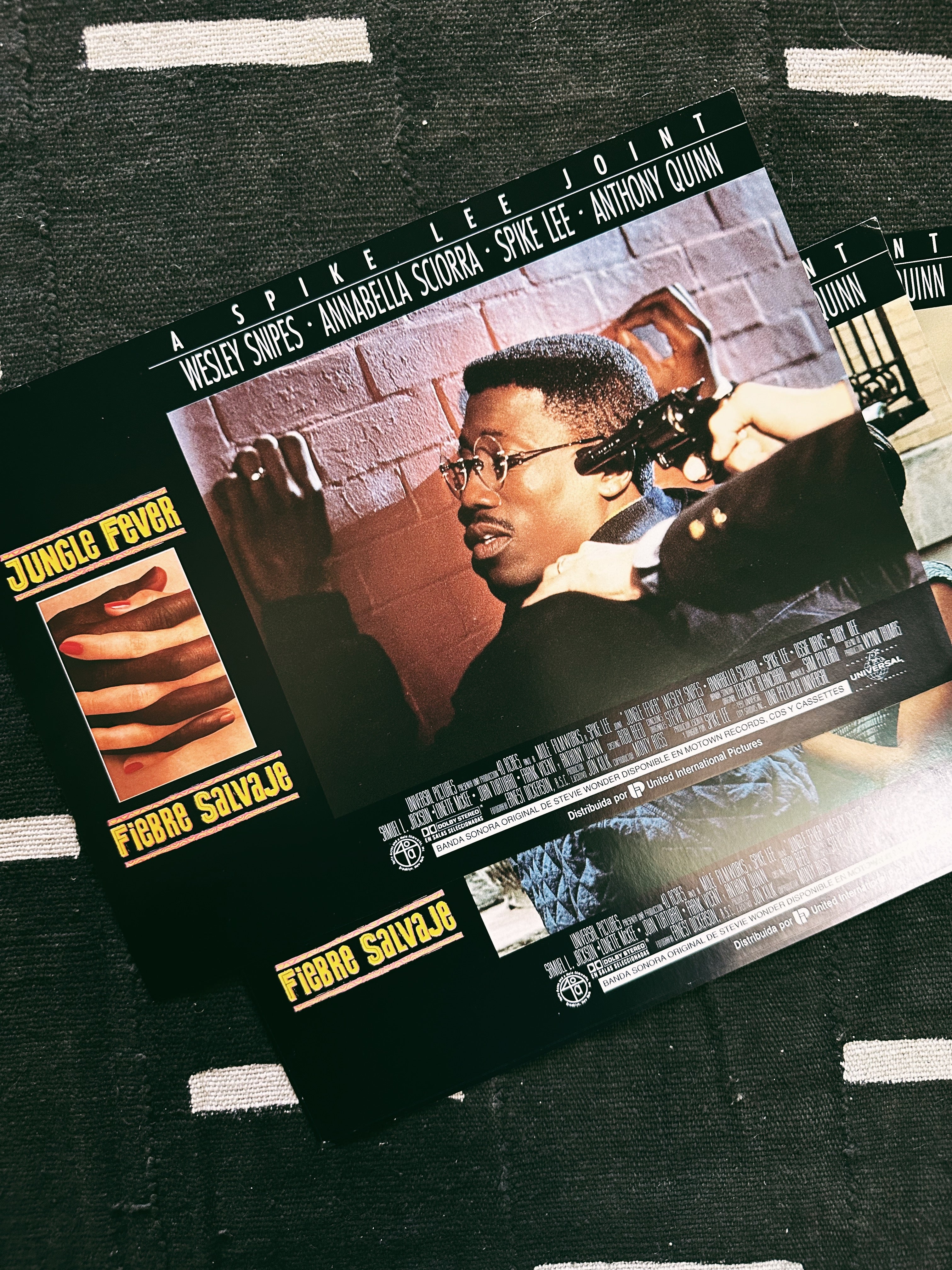 Vintage “Jungle Fever " Promo Lobby Card Prints (Spanish, 1991)
