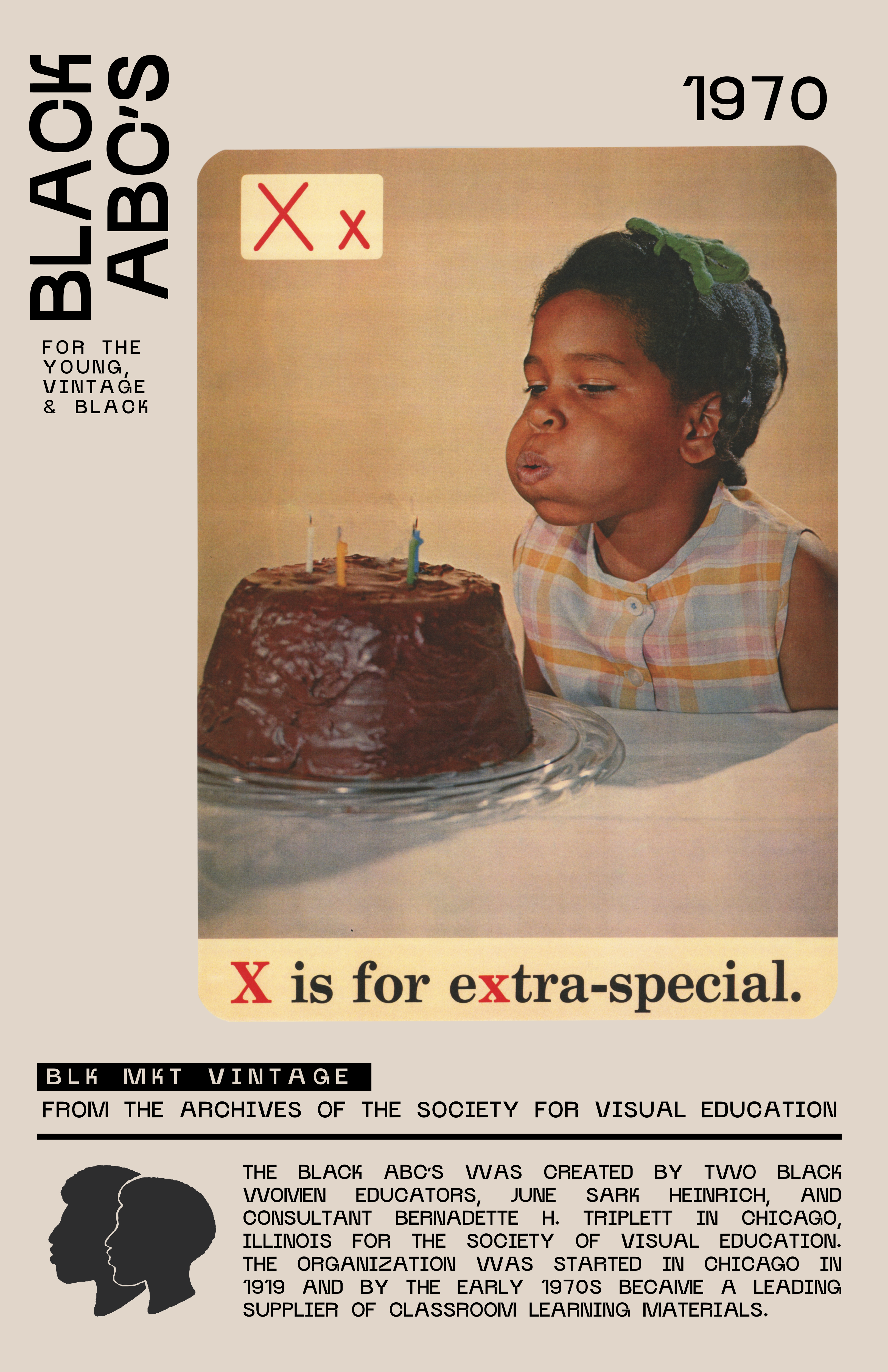 Young, Vintage & Black Poster Prints (Please Select)