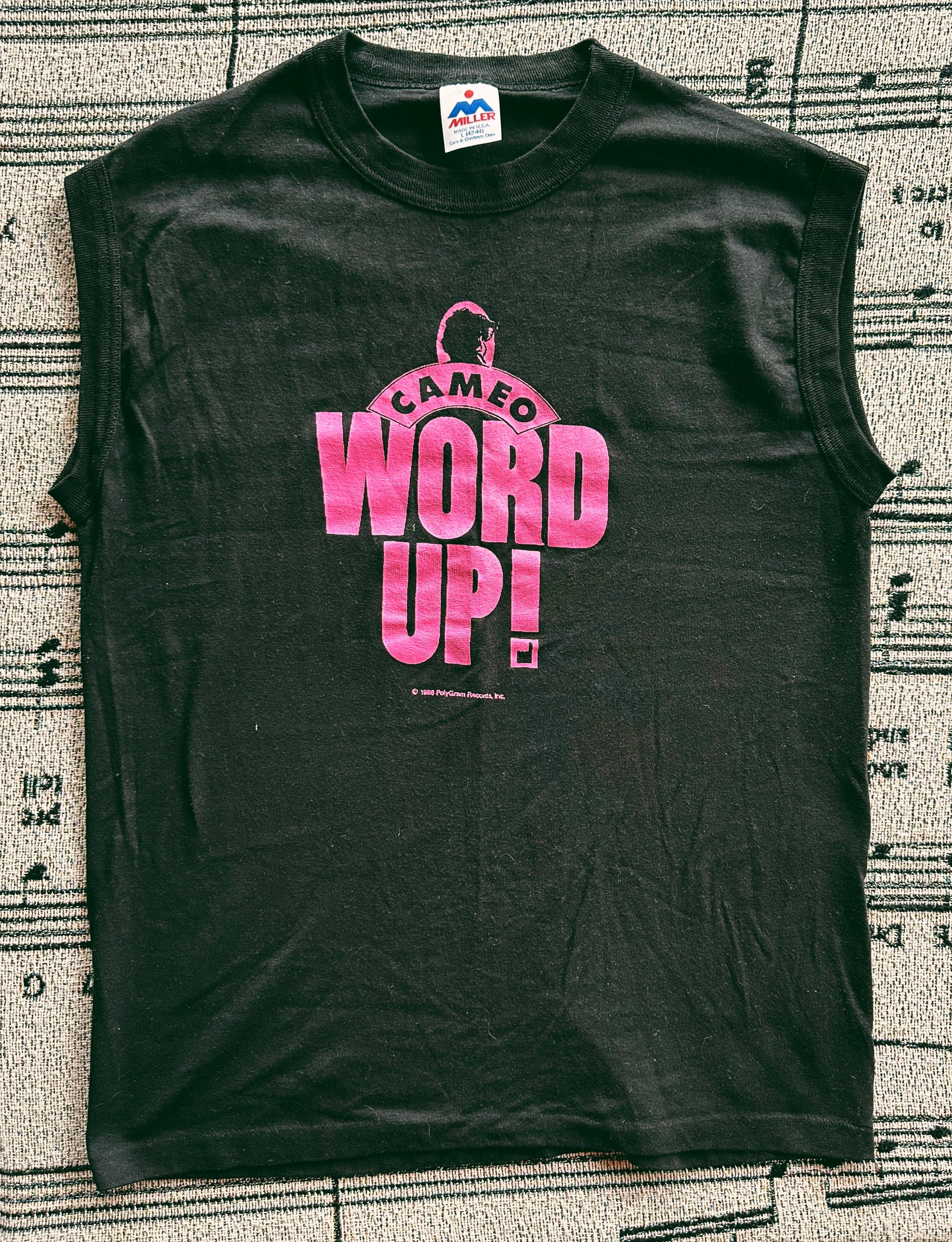 Vintage Cameo Concert Sleeveless T-shirt (1988)