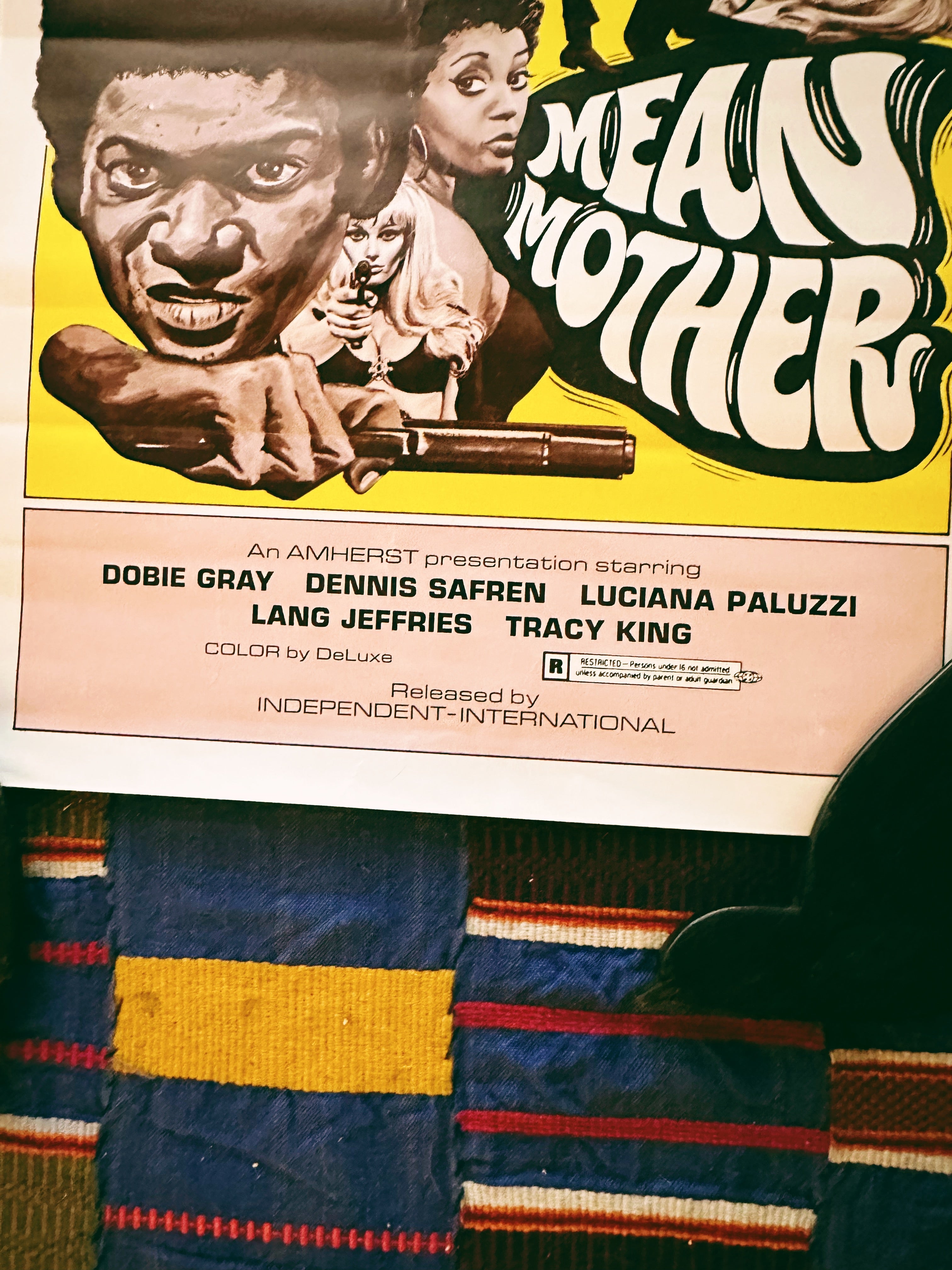 Vintage “Mean Mother” Movie Poster (1973)