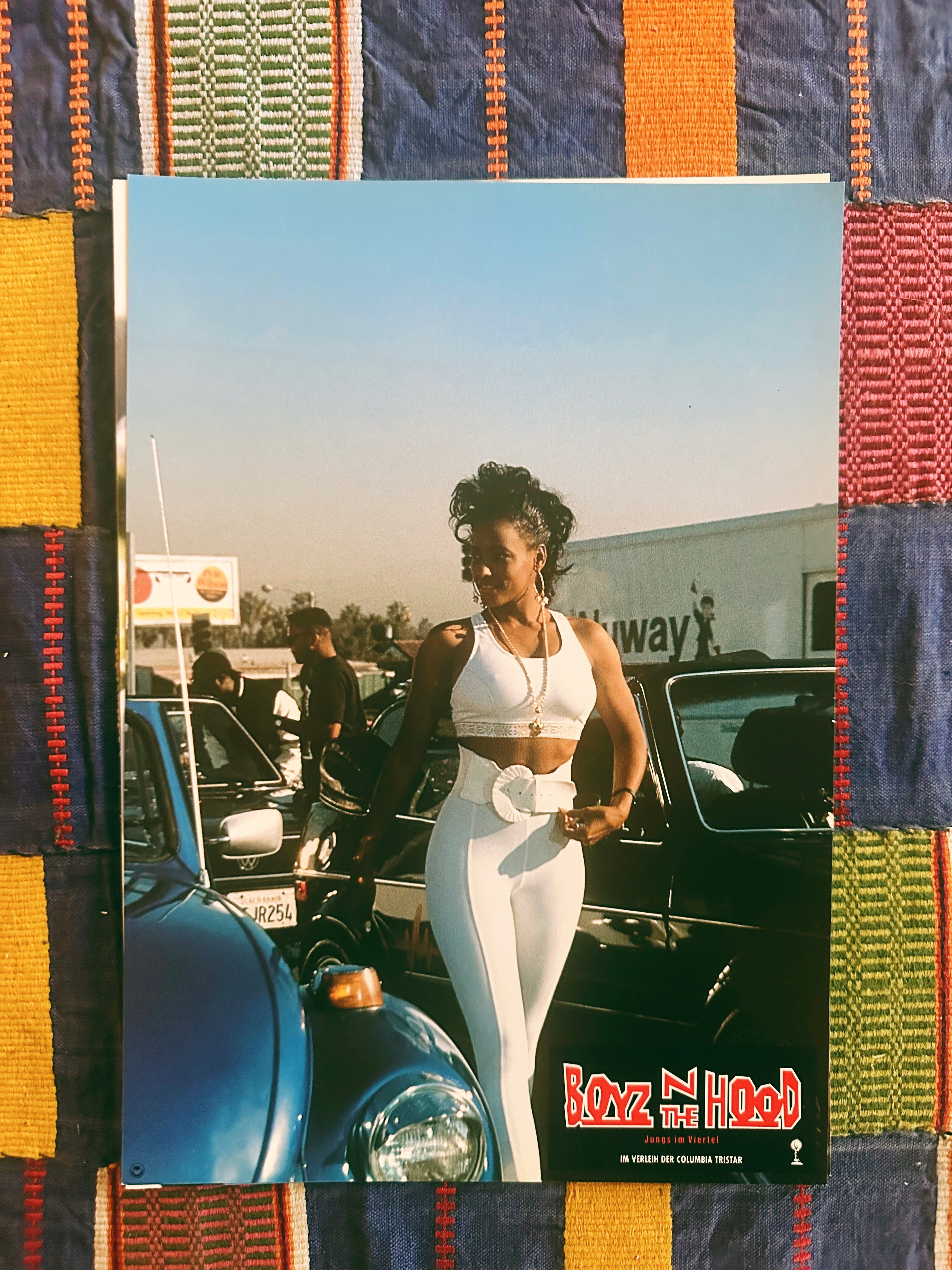 Vintage “Boyz In The Hood" Promotional Lobby Card Posters (Spanish, 1991)