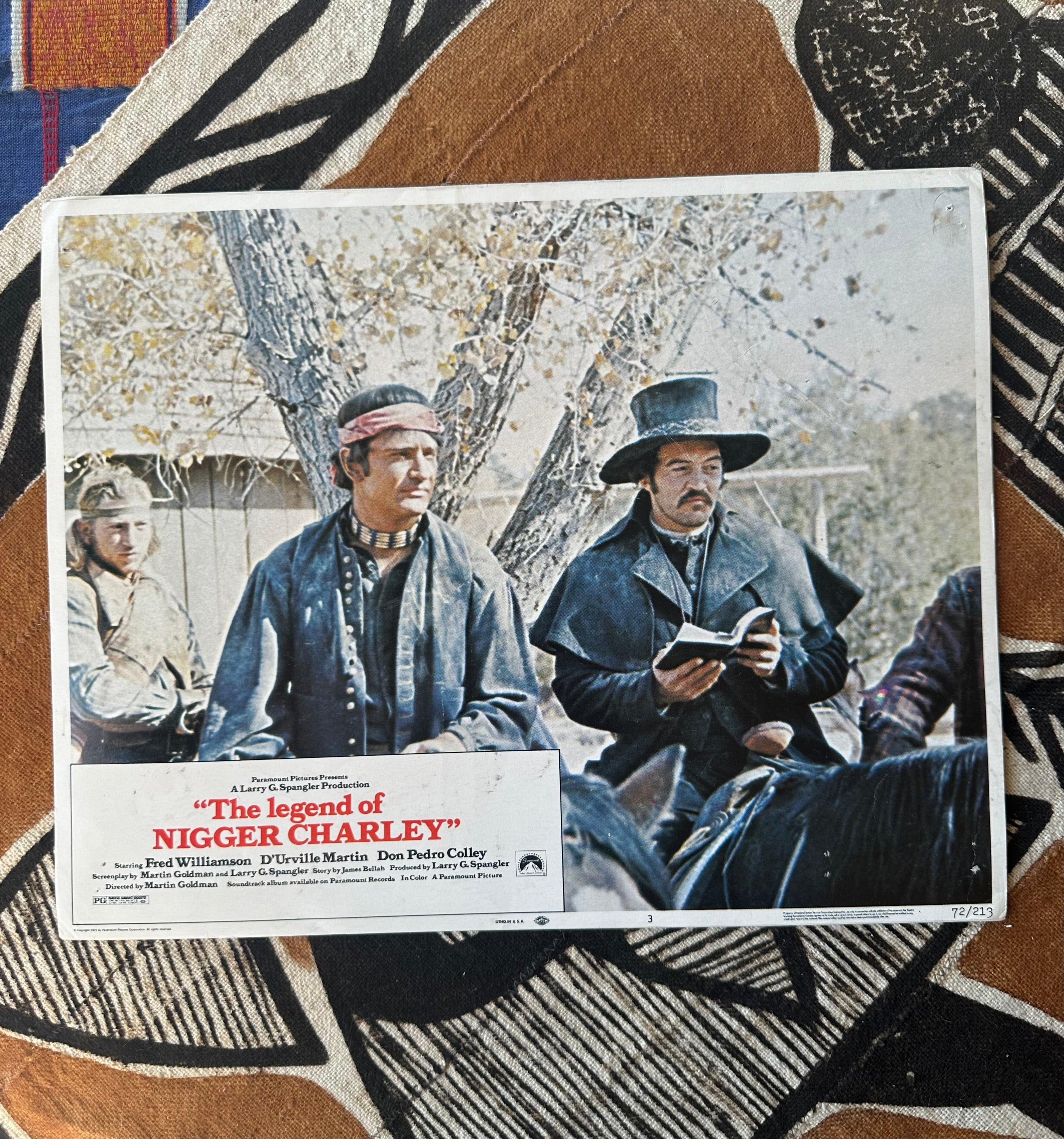 Vintage “The Legend of Nigger Charley” Lobby Cards (Please Select)