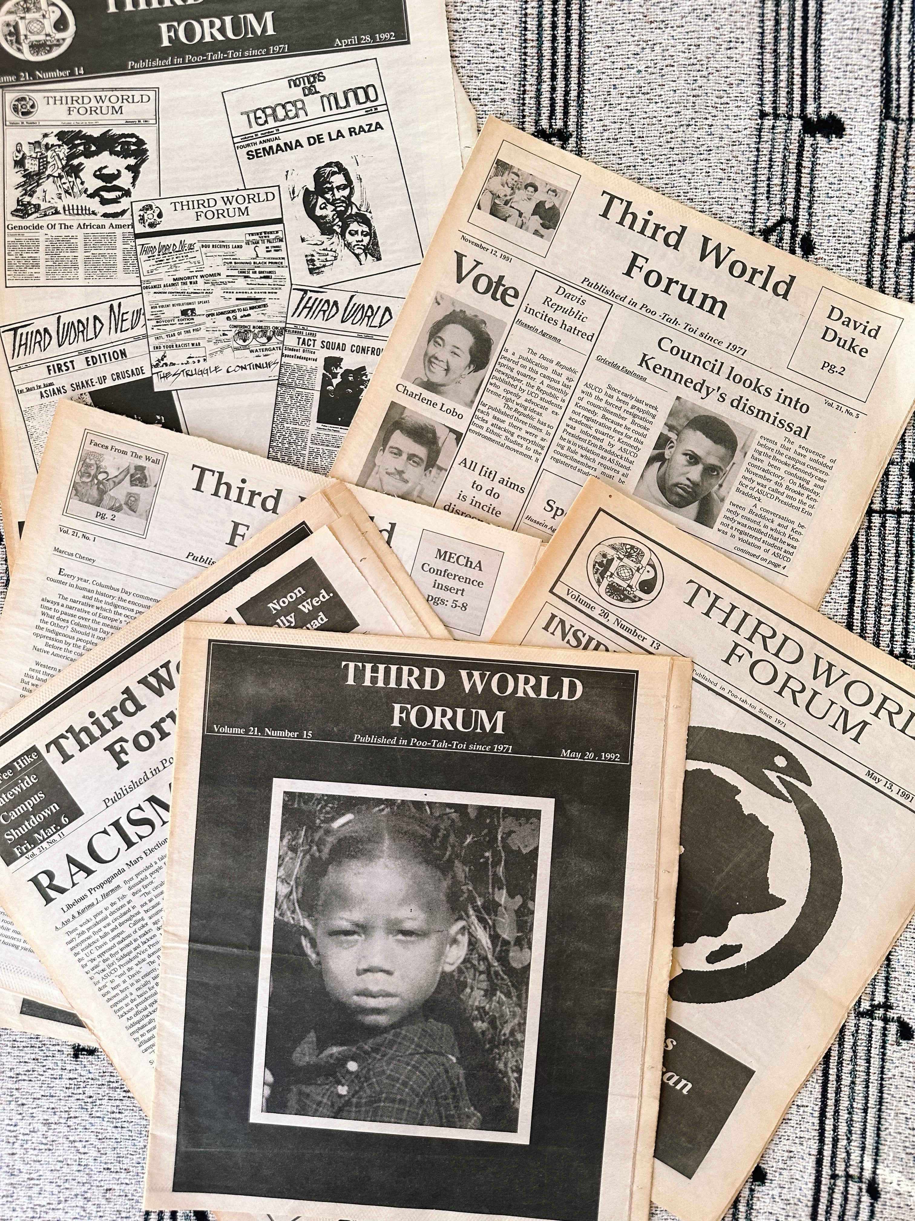 Vintage Third World Forum Newspapers //1990’s Issues (Please Select)