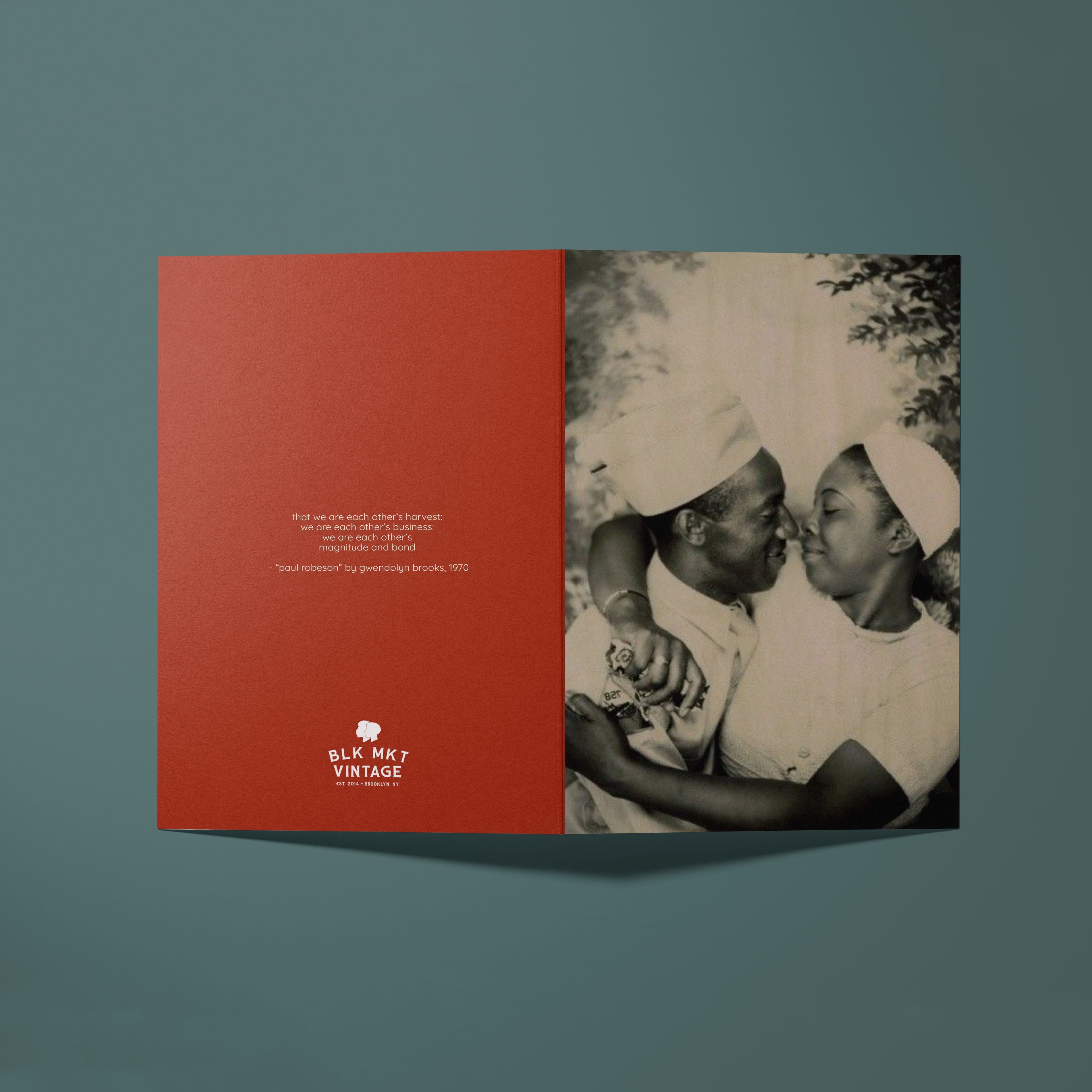 "Magnitude & Bond" Blk Love Notes (Please Select)