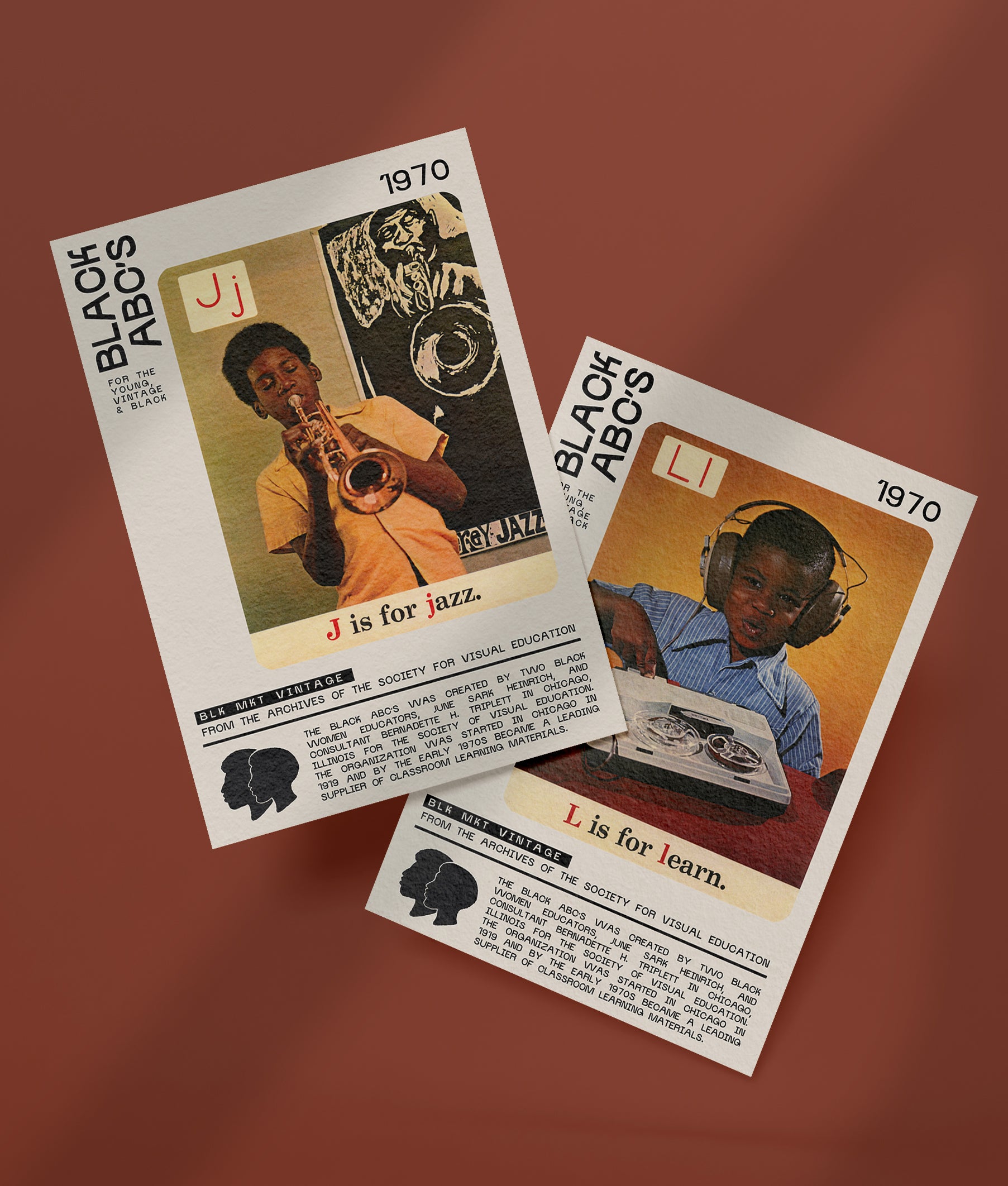 Young, Vintage & Black Poster Prints (Please Select)