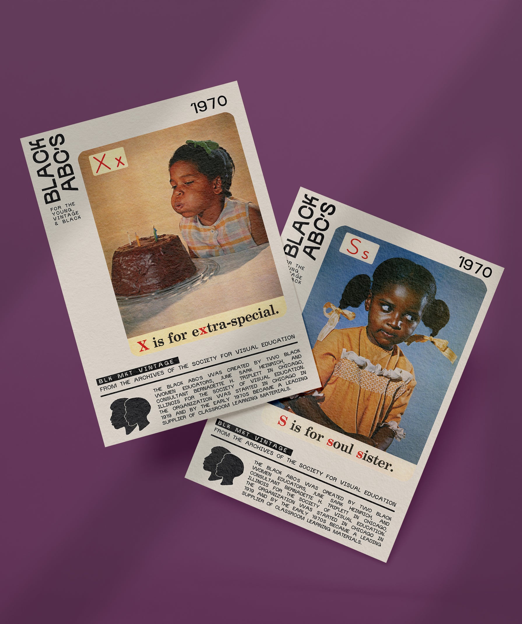 Young, Vintage & Black Poster Prints (Please Select)
