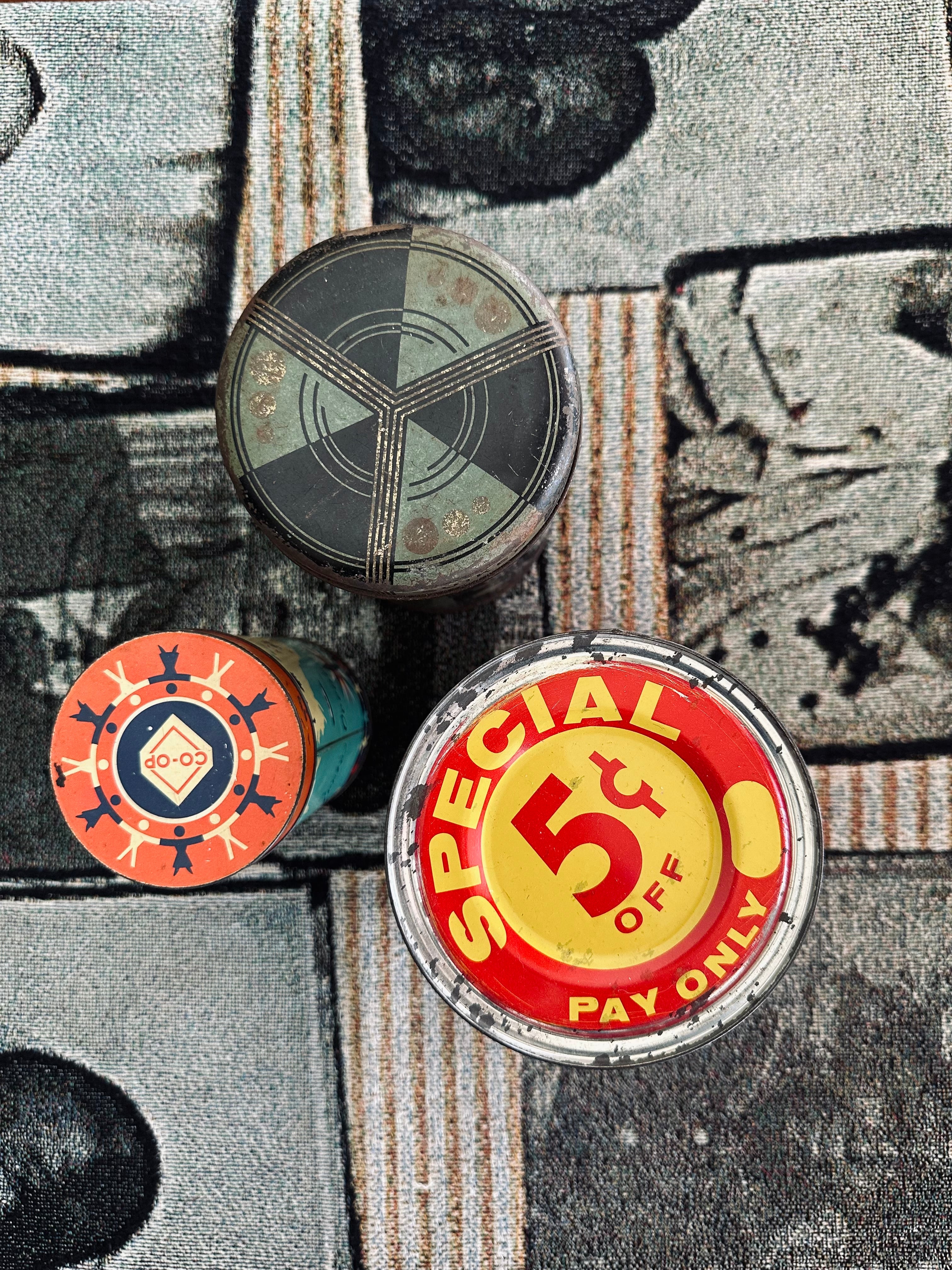 Vintage Mid-Century Tins (Please Select)