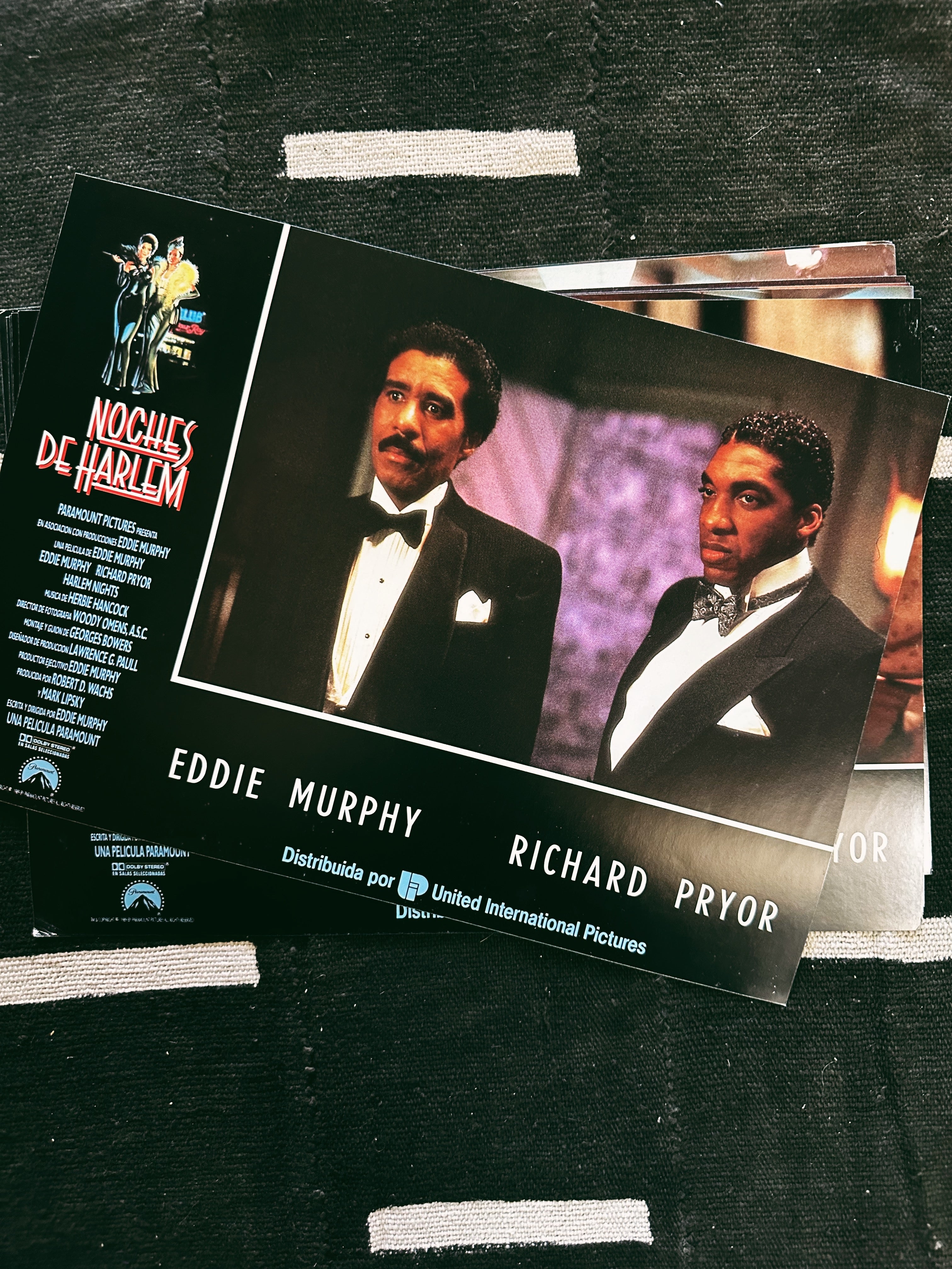 Vintage “Harlem Nights " Promo Lobby Card Prints (Spanish, 1991)