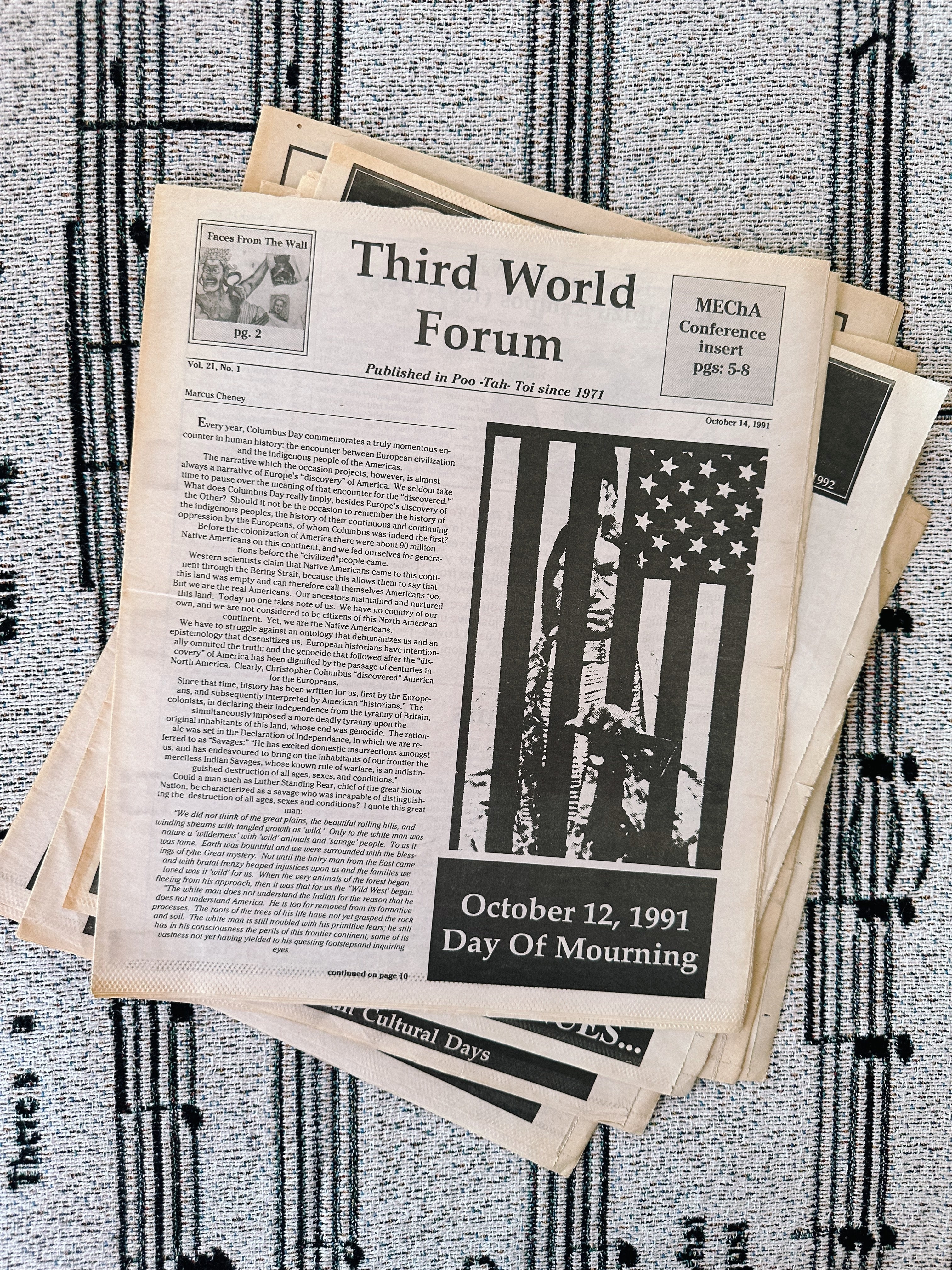 Vintage Third World Forum Newspapers //1990’s Issues (Please Select)