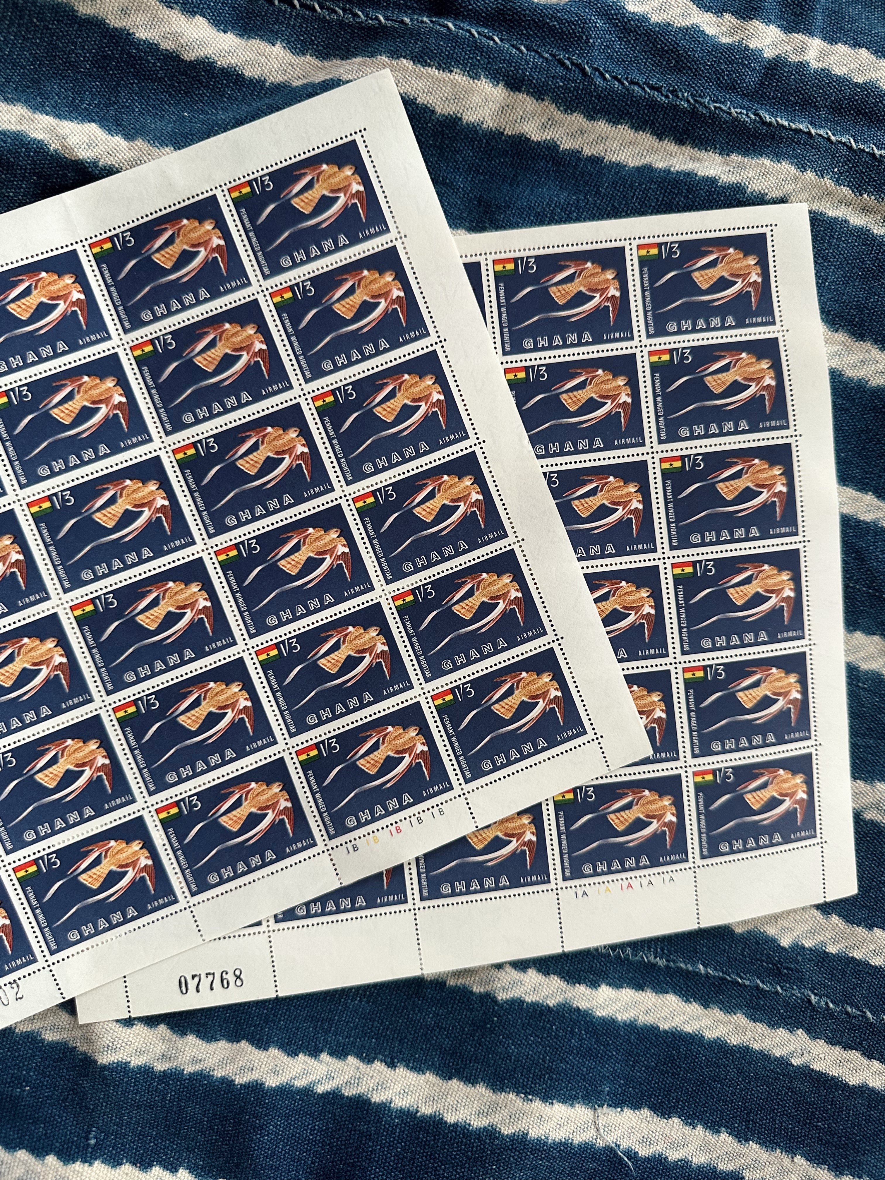 Vintage African Postal Stamp Sheets // Please Select