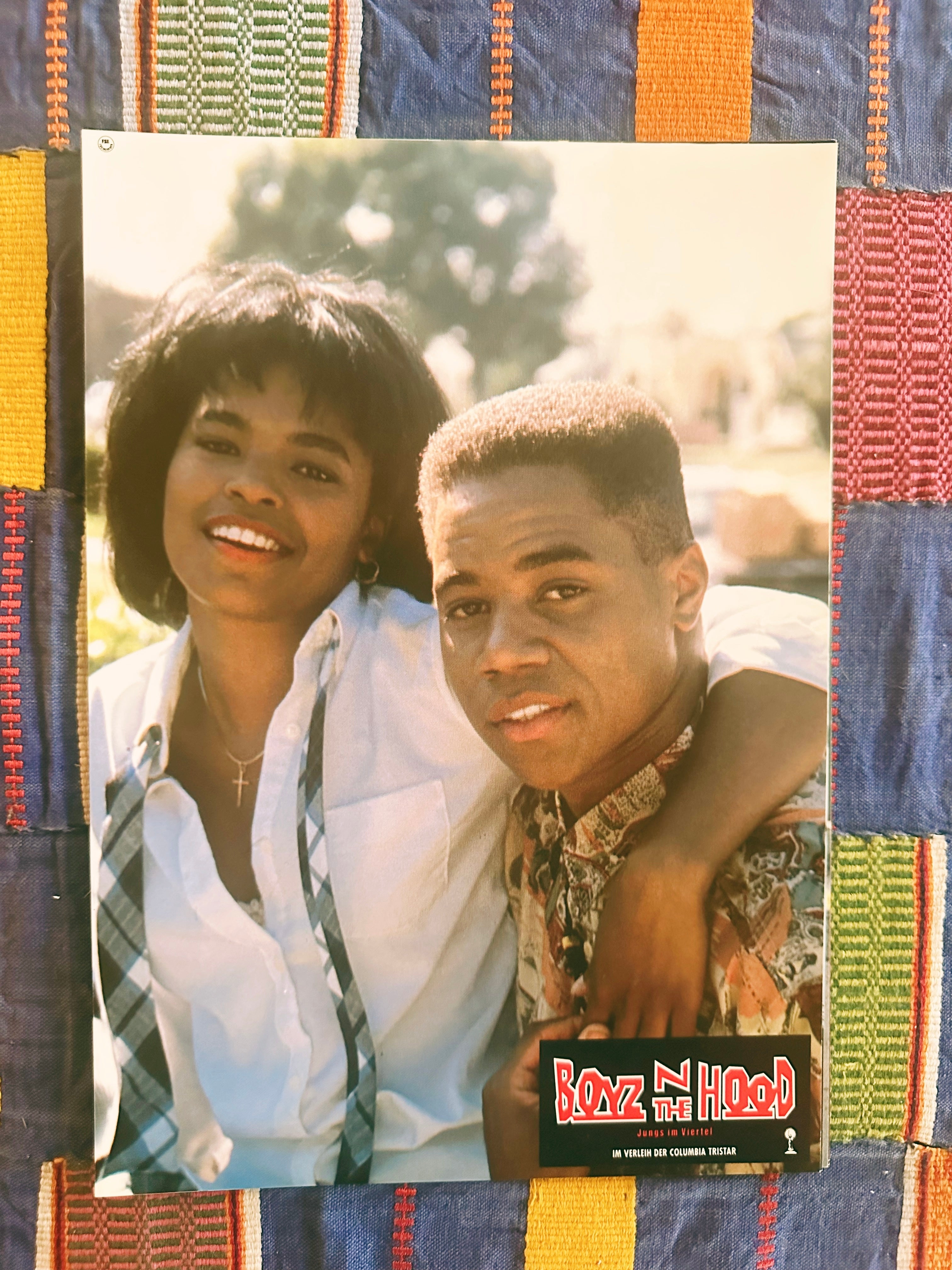 Vintage “Boyz In The Hood" Promotional Lobby Card Posters (Spanish, 1991)