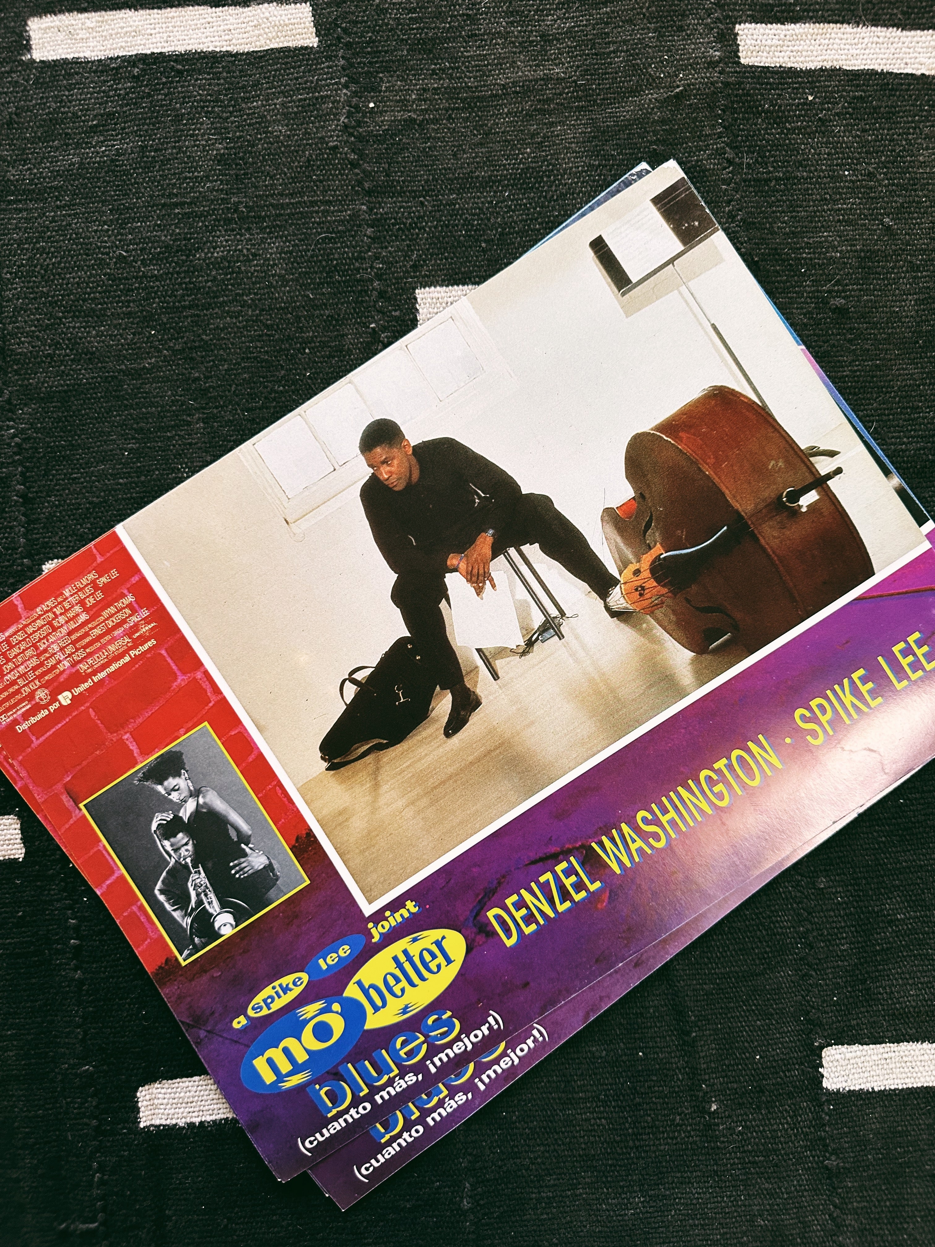 Vintage Spike Lee "Mo Better Blues” Promotional Lobby Prints (Spanish, 1990)